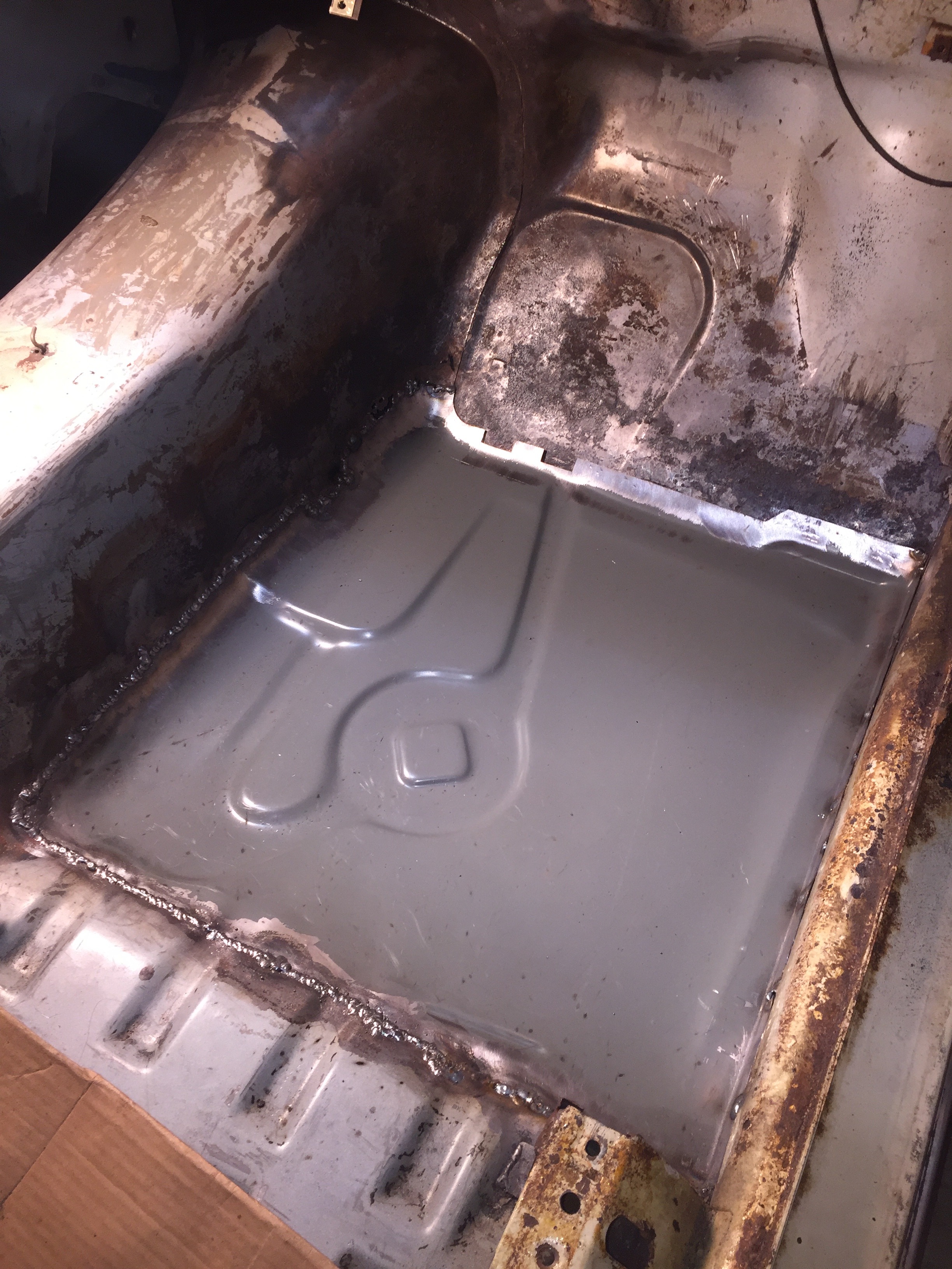 Floor pan progress