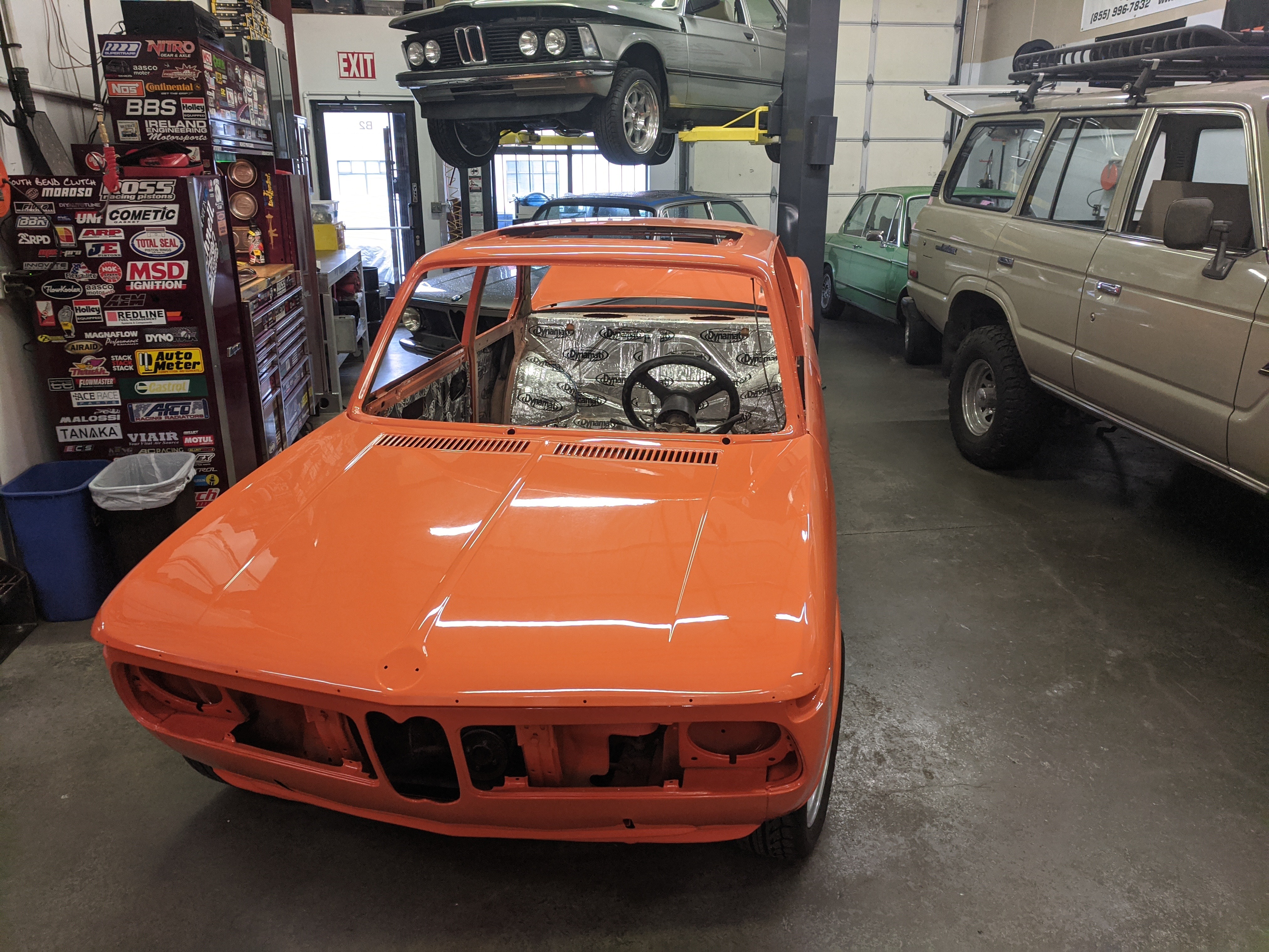 Reassembly begins.