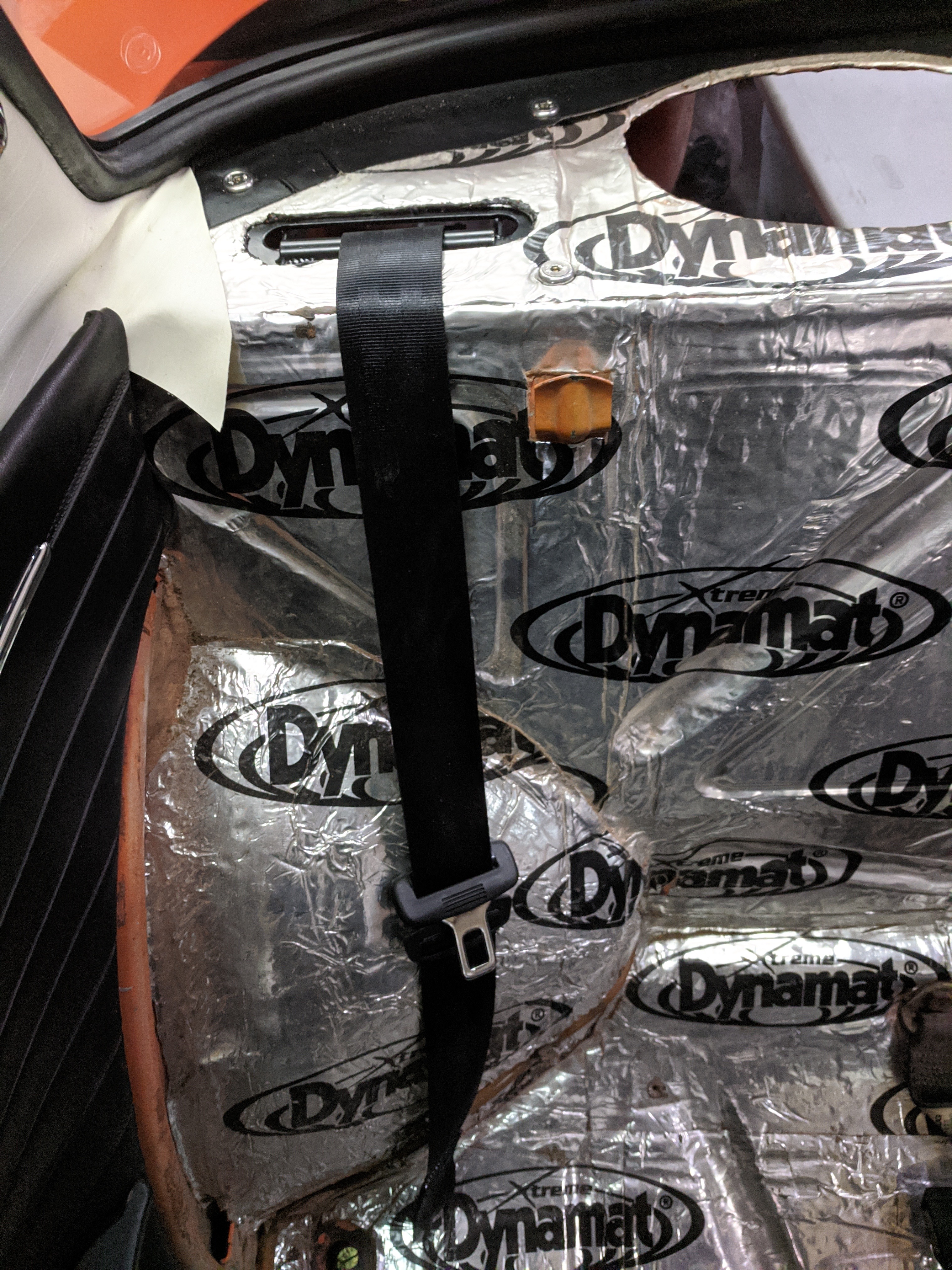 Custom 3pt rear seat belts