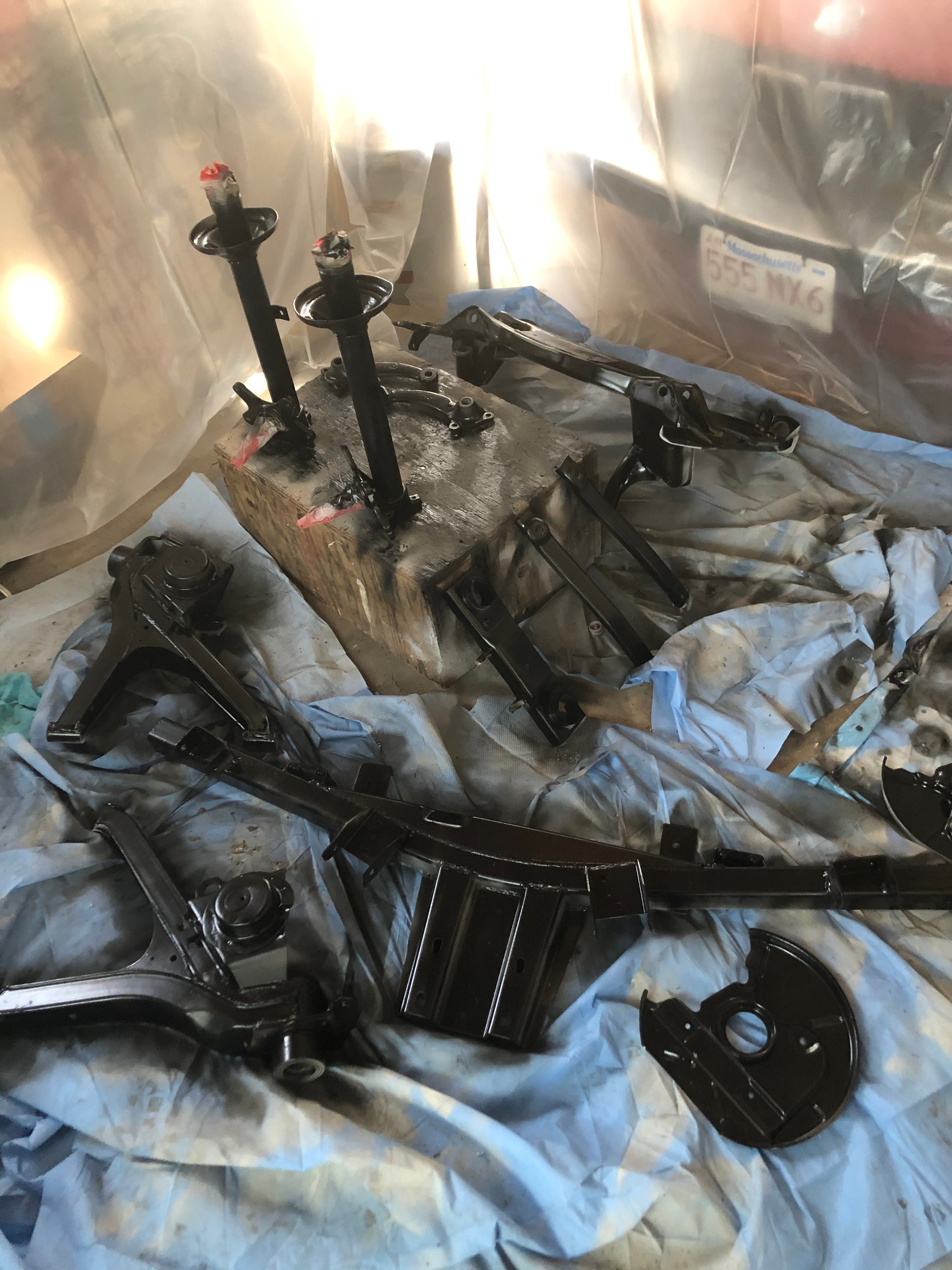 Subframe and Suspension paint DIY