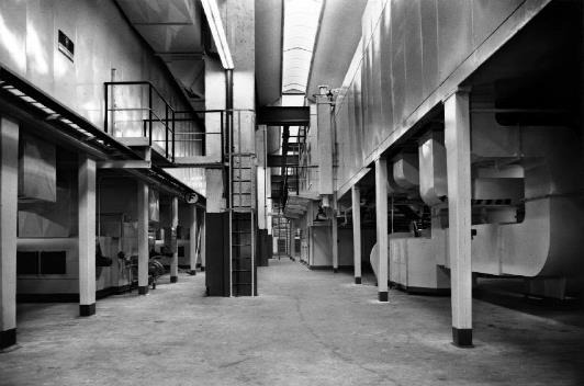 Figure 12 BMW electrophoretic dipping and drying booths, 1962. Photo: BMW Group Archive