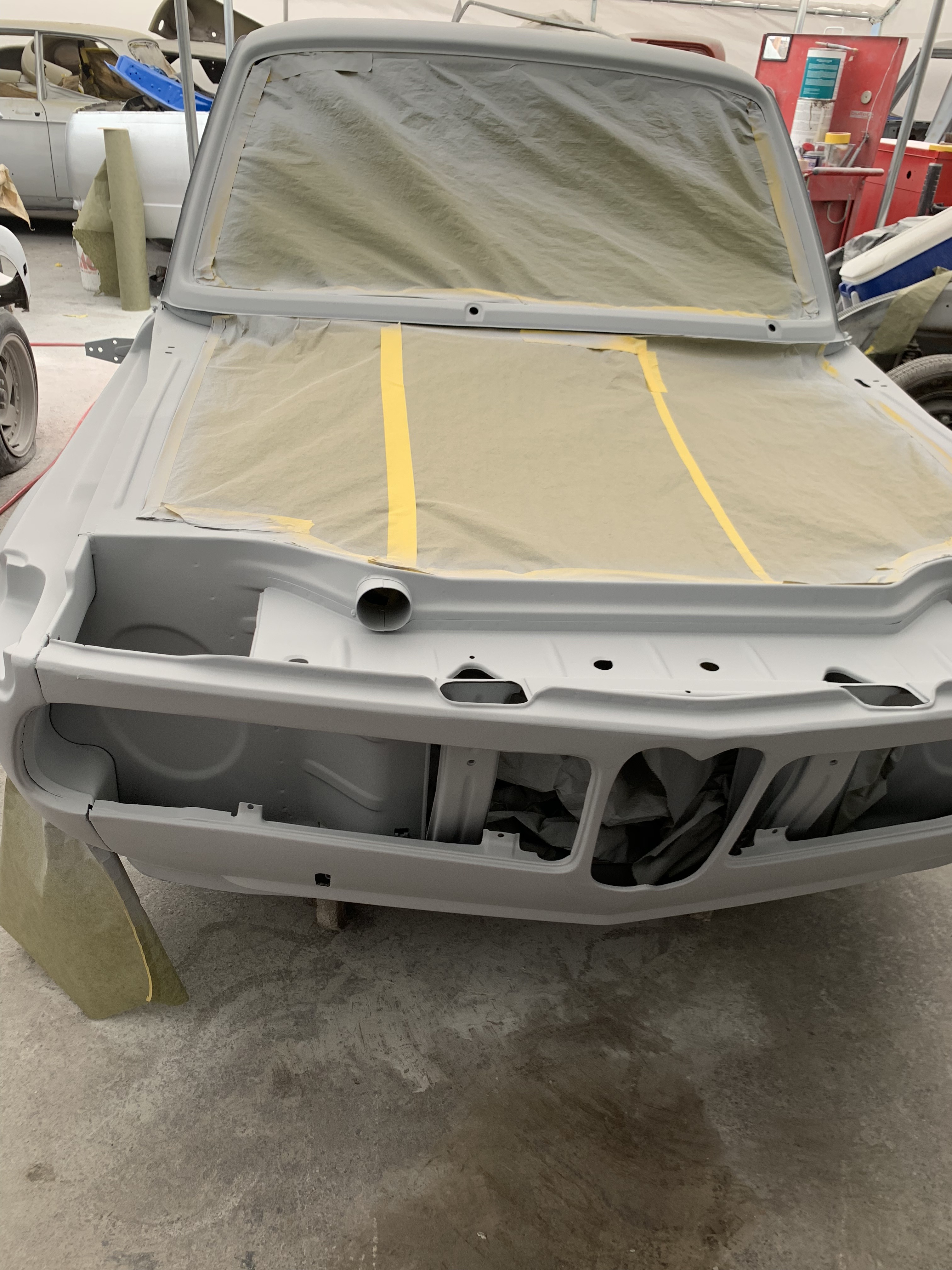 Progress from the body shop!