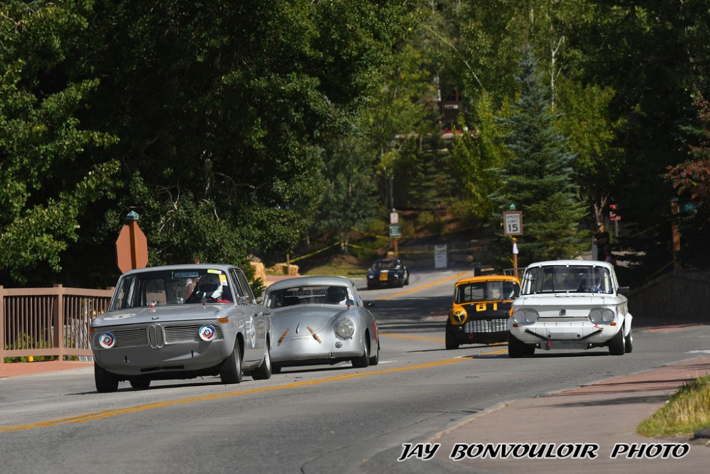 Vintage Car Racing in a ski resort Snowmass Colorado ﻿ Racing