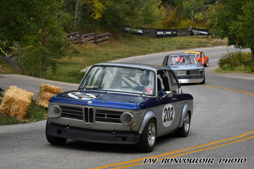 Vintage Car Racing in a ski resort Snowmass Colorado ﻿ Racing