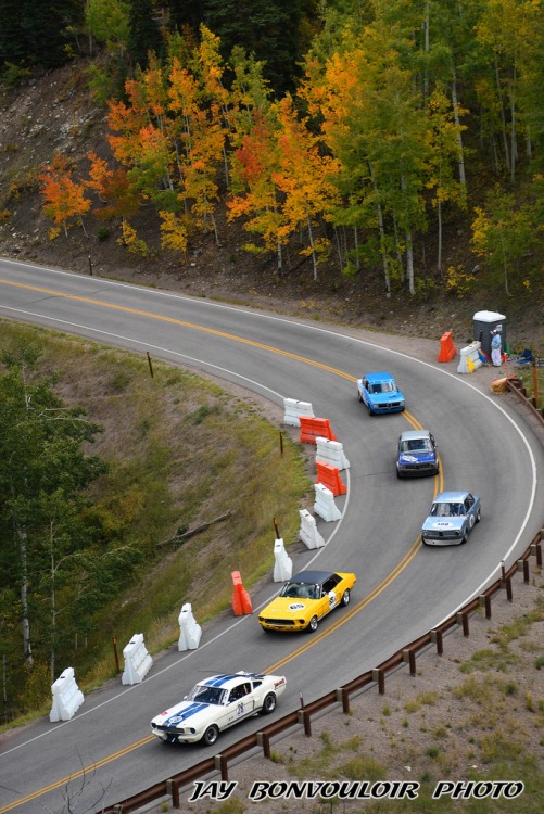 Vintage Car Racing in a ski resort Snowmass Colorado ﻿ Racing