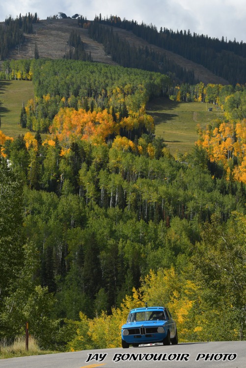Vintage Car Racing in a ski resort Snowmass Colorado ﻿ Racing