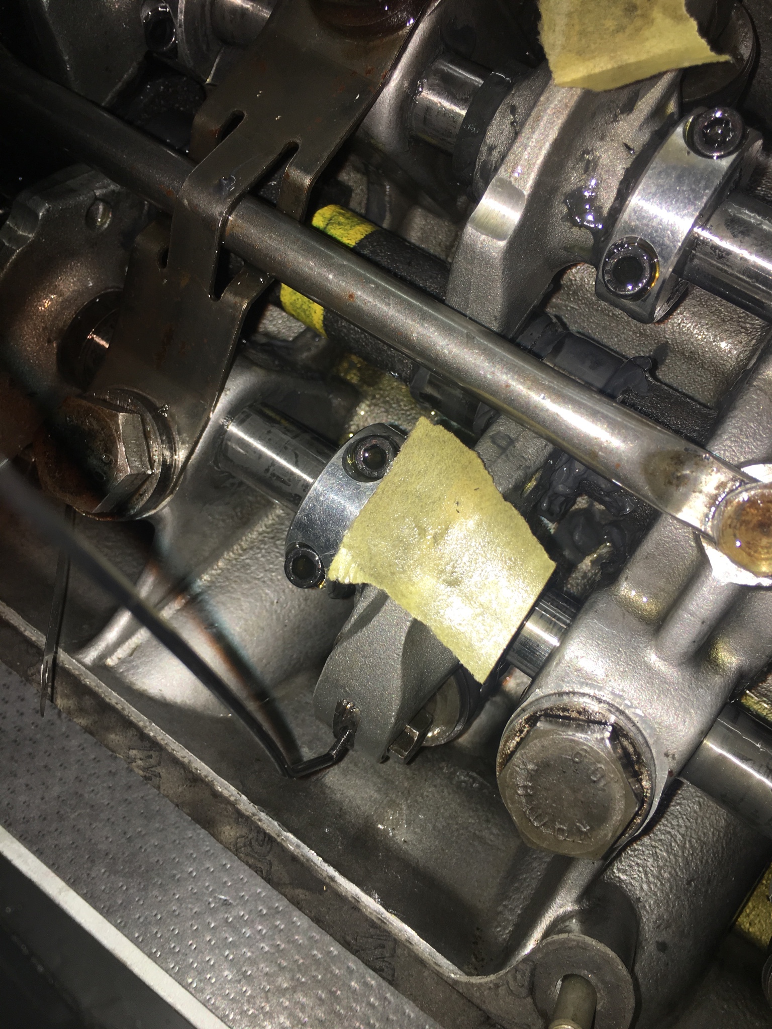 Rocker arm Eccentric installed backwards. |﻿ BMW 2002 and other '02