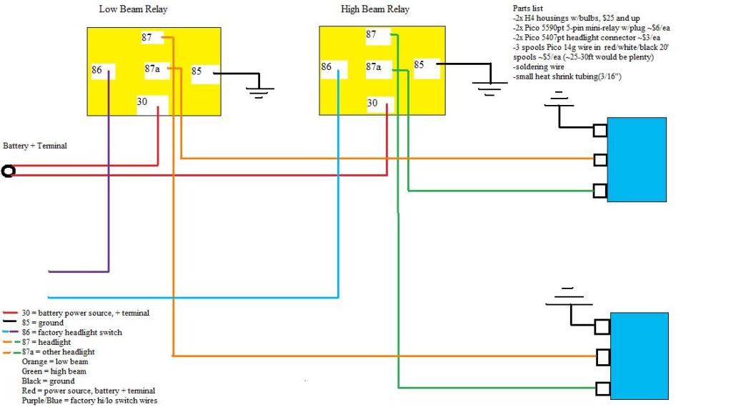 Headlight relay wiring Q - BMW 2002 and other '02 - BMW  