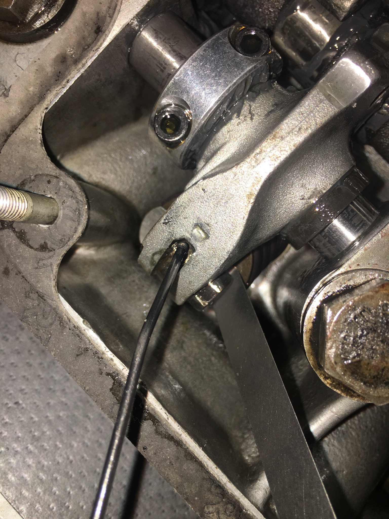 Rocker arm Eccentric installed backwards. |﻿ BMW 2002 and other '02
