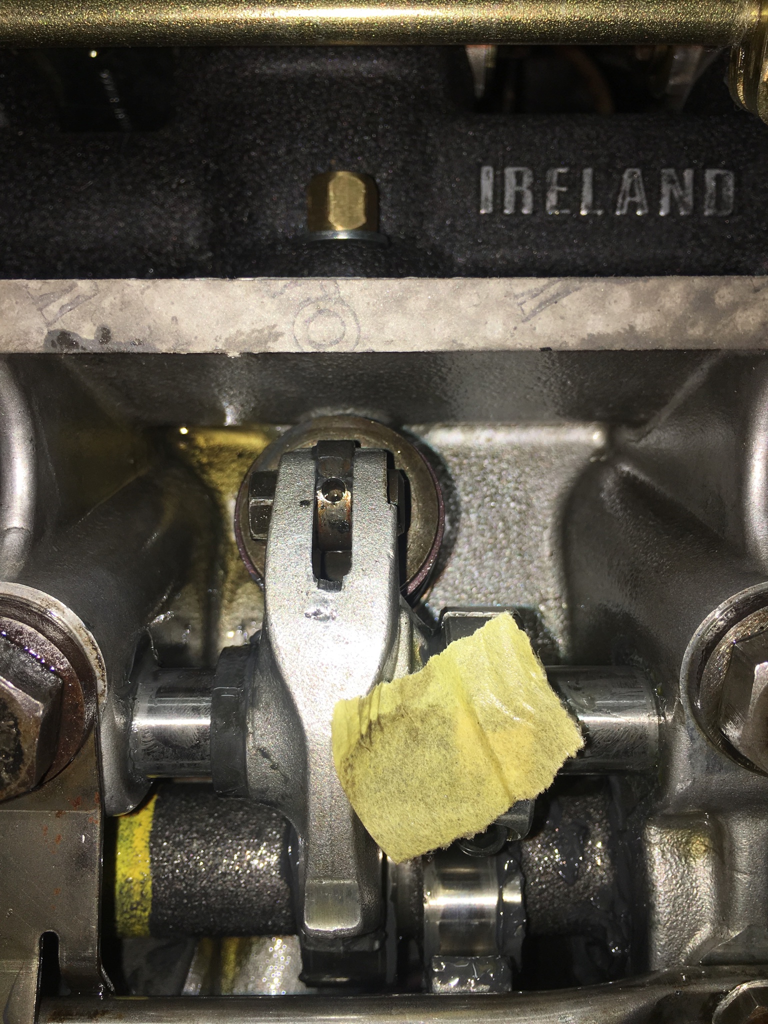 Ecentric Rocker Rocker arm Eccentric installed backwards. - BMW 2002 and other '02 ...