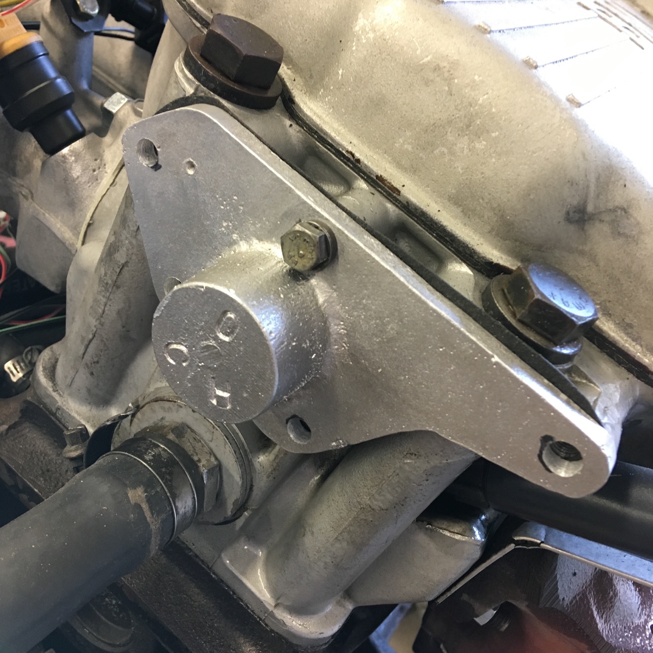 Cast Distributor Delete Plate ﻿ My MegaSquirt EFI Conversion