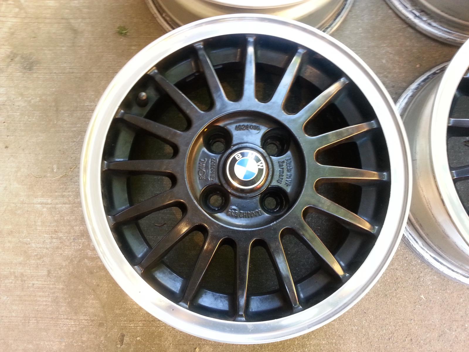 E35 Rims Ronal wheels 6Jx14H2 E35 4x100 - Miscellaneous - 2002FAQ