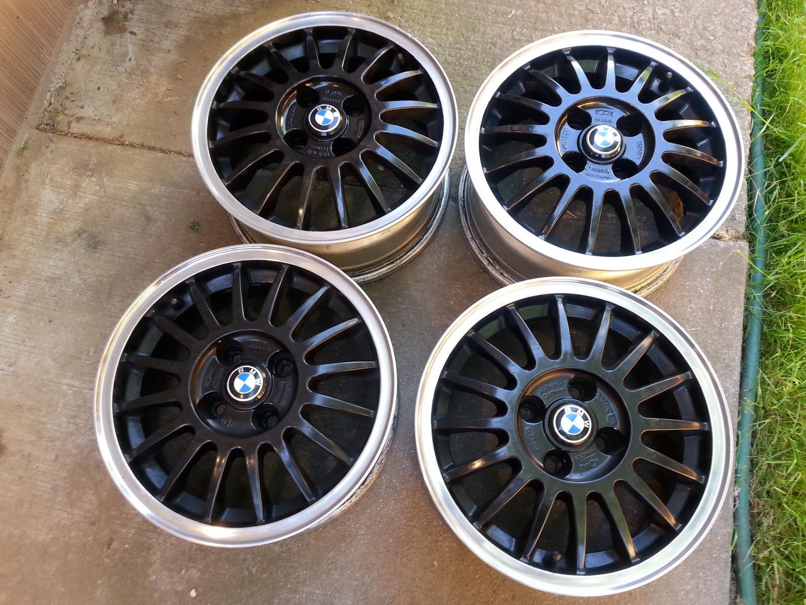 E35 Rims Ronal wheels 6Jx14H2 E35 4x100 - Miscellaneous - 2002FAQ