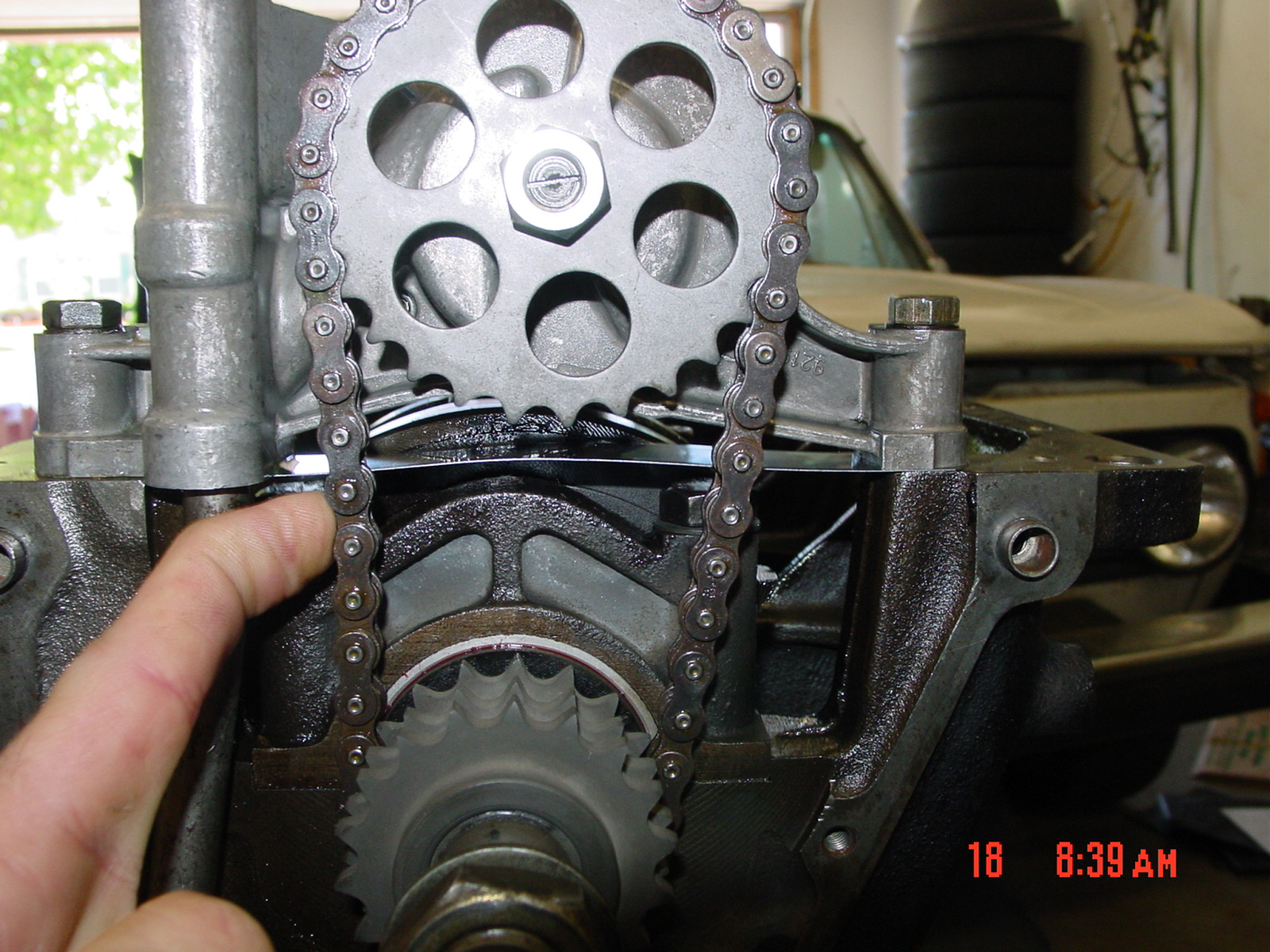 Oil pump chain tension how tight is too tight? ﻿ BMW 2002 and other '02