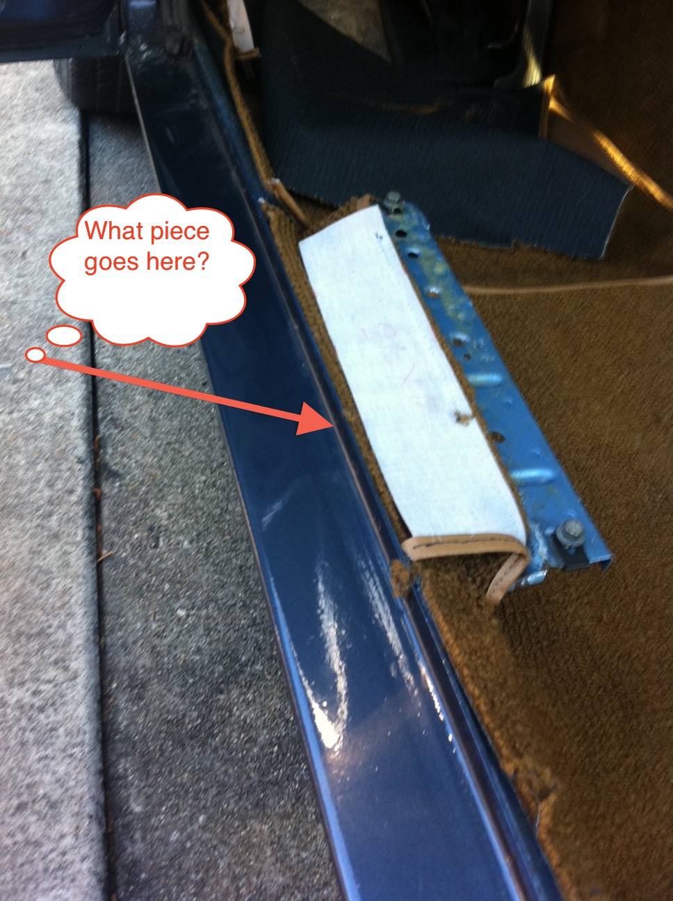 What part goes over rocker sill - BMW 2002 and other '02 - 2002FAQ