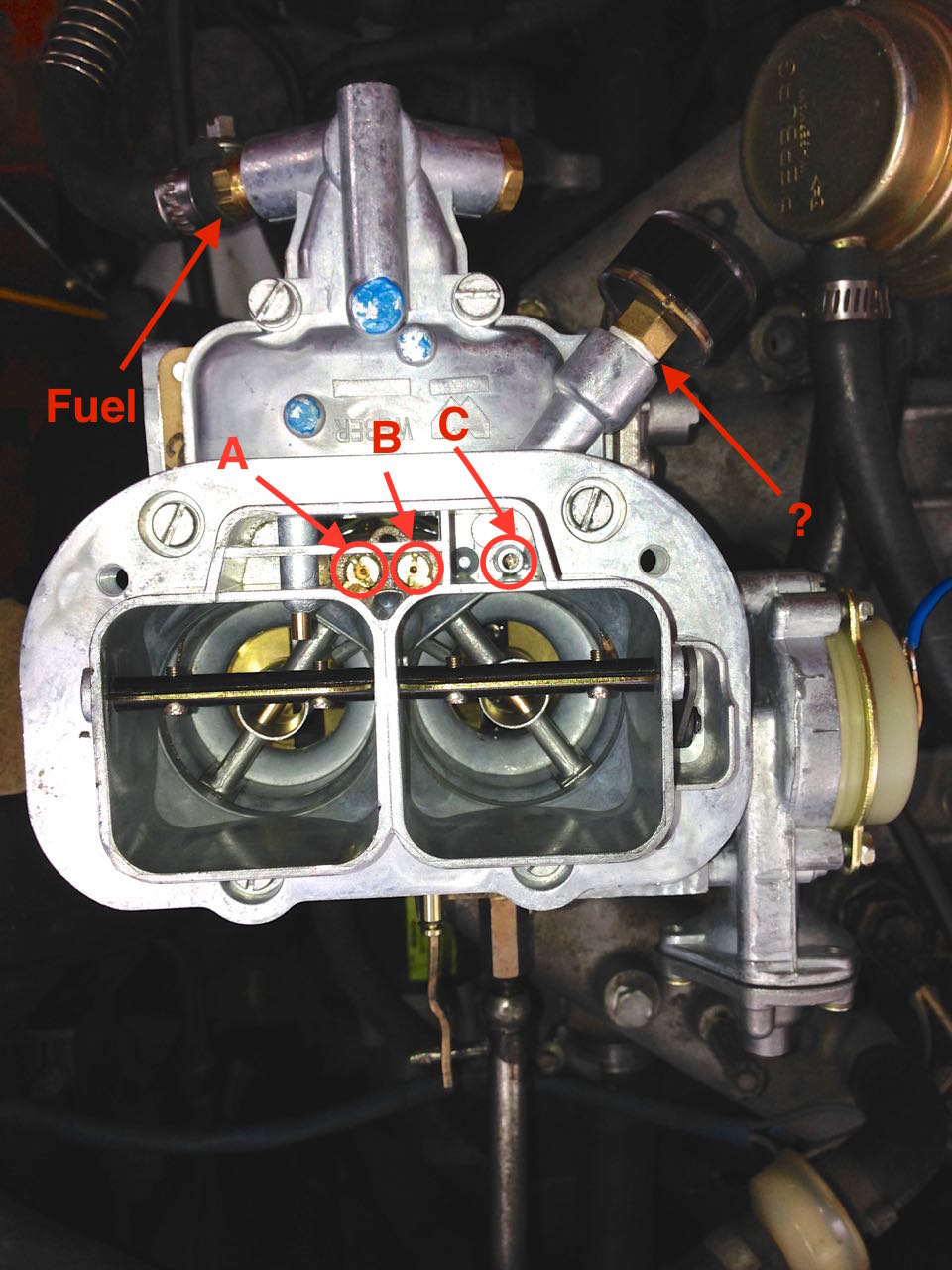 Question on My New er 32/36 DGEV ﻿ BMW 2002 and other '02