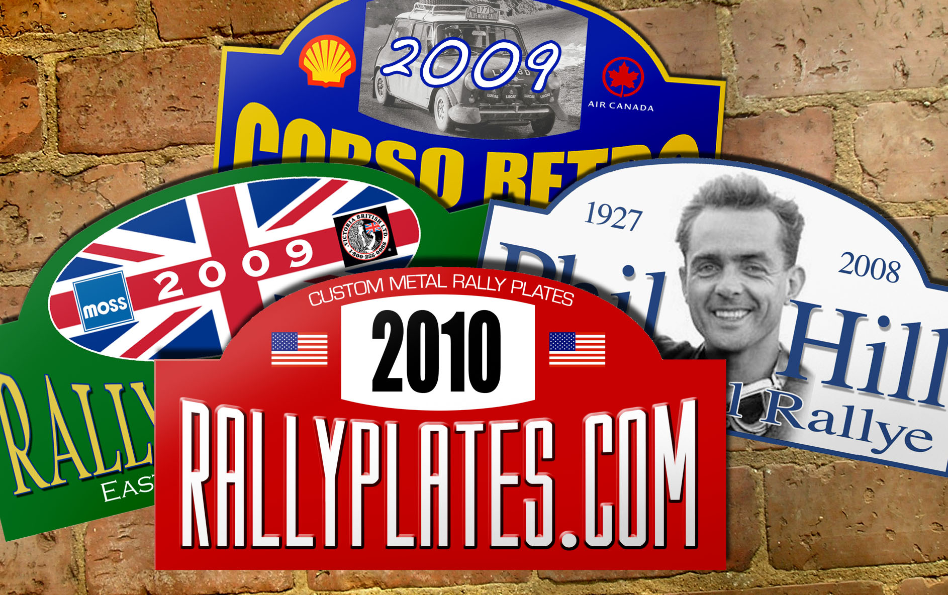 Custom metal rally plates from RALLYPLATES.COM |﻿ Miscellaneous