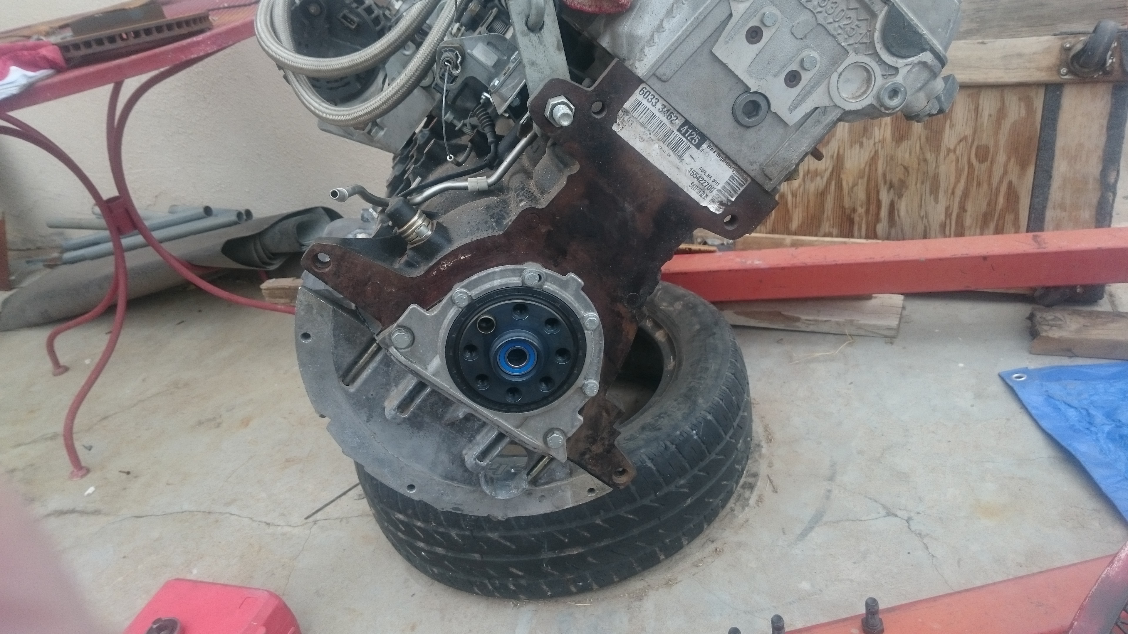 Clutch, flywheel, Engine and Transmission install ﻿ heinemann's s54