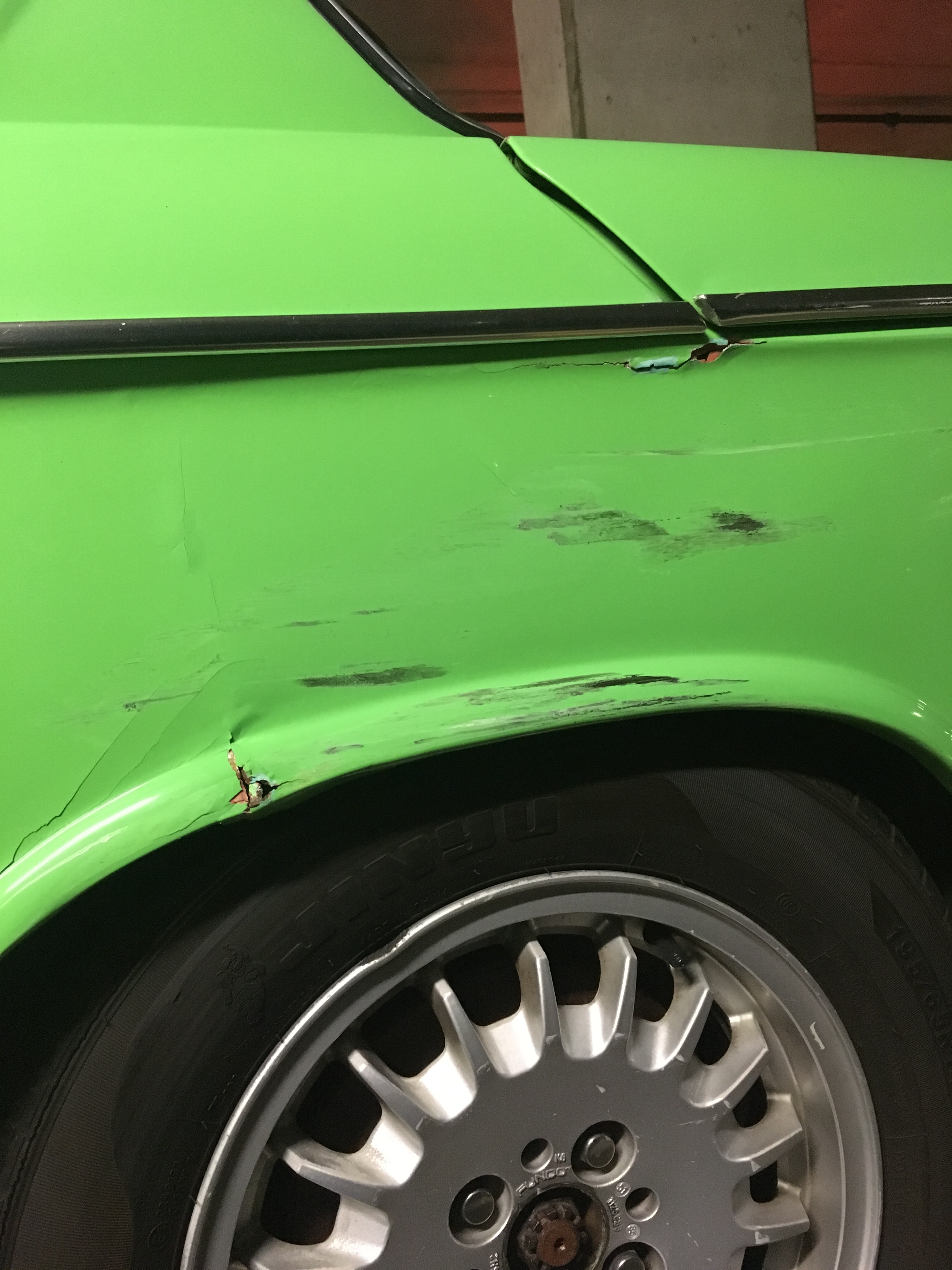 Minor fender bender I hope. ﻿ BMW 2002 and other '02