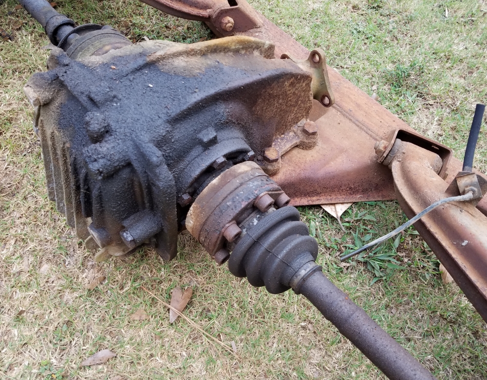 74 2002 4 speed and 81 320i trailing arm assembly with all running gear ...