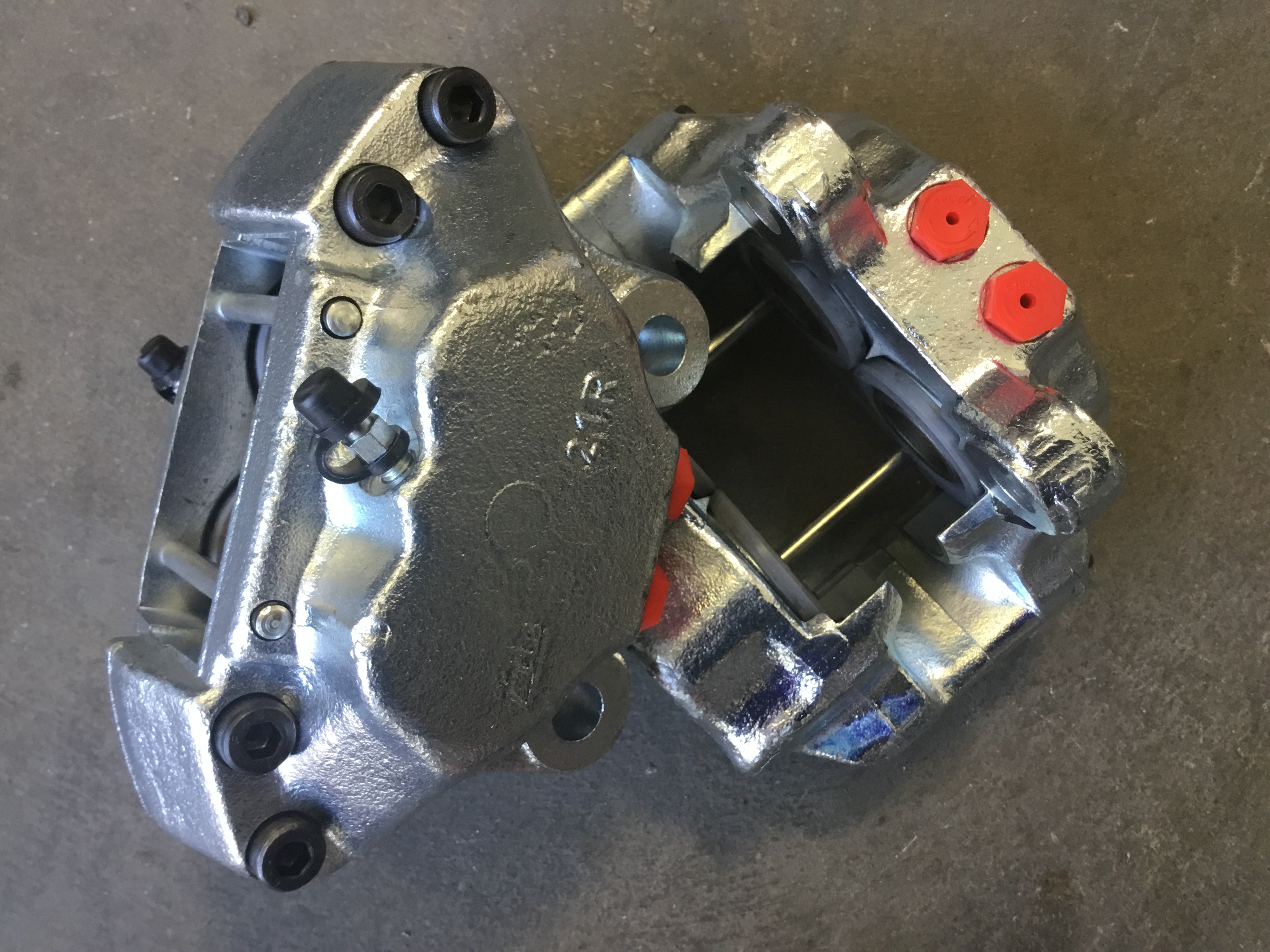 FS Rebuilt Plated 2002 Brake Calipers BMW 2002 and Neue Klasse Parts