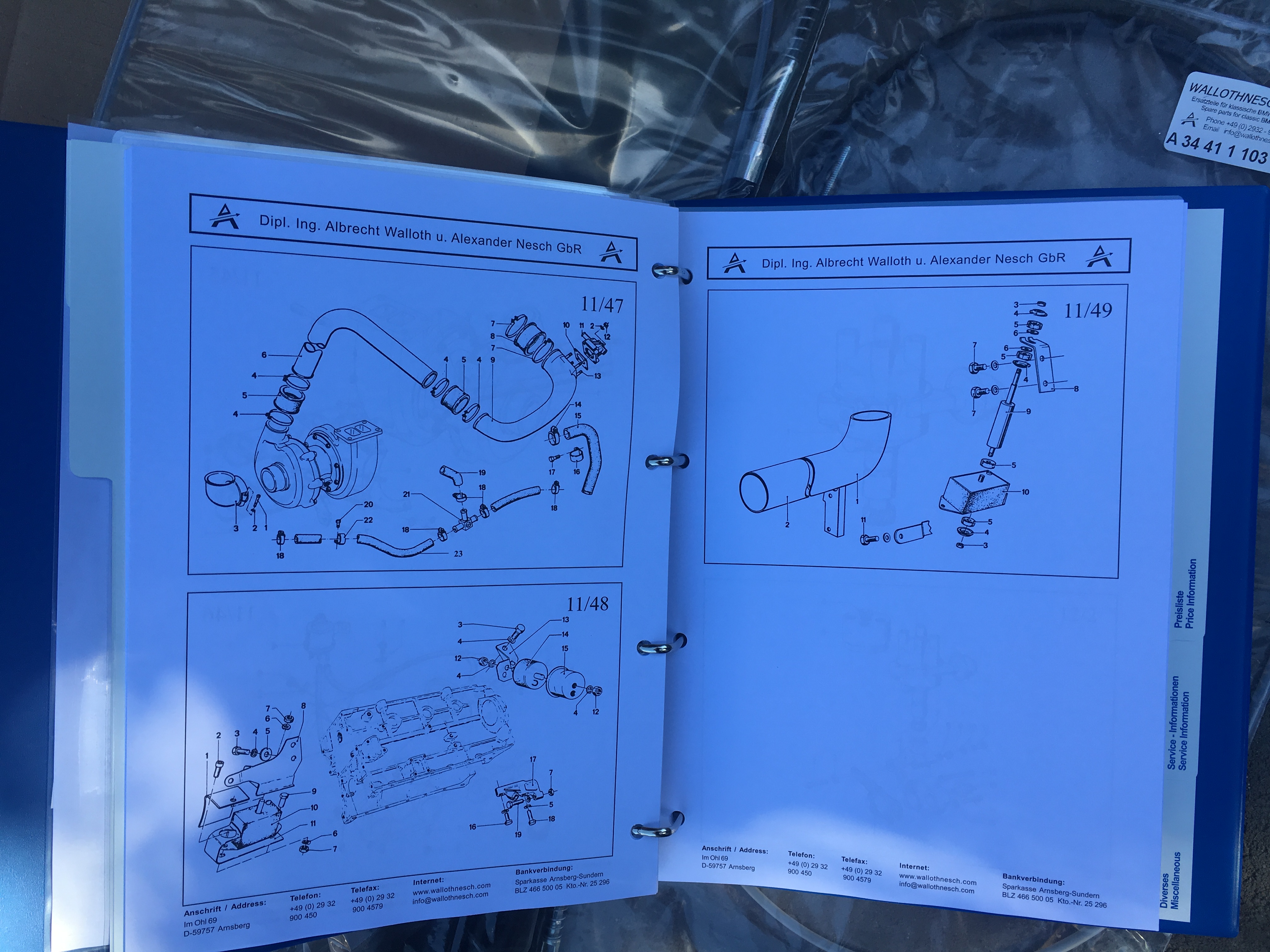 comprehensive parts book and/or exploded drawings - BMW 2002 and other ...