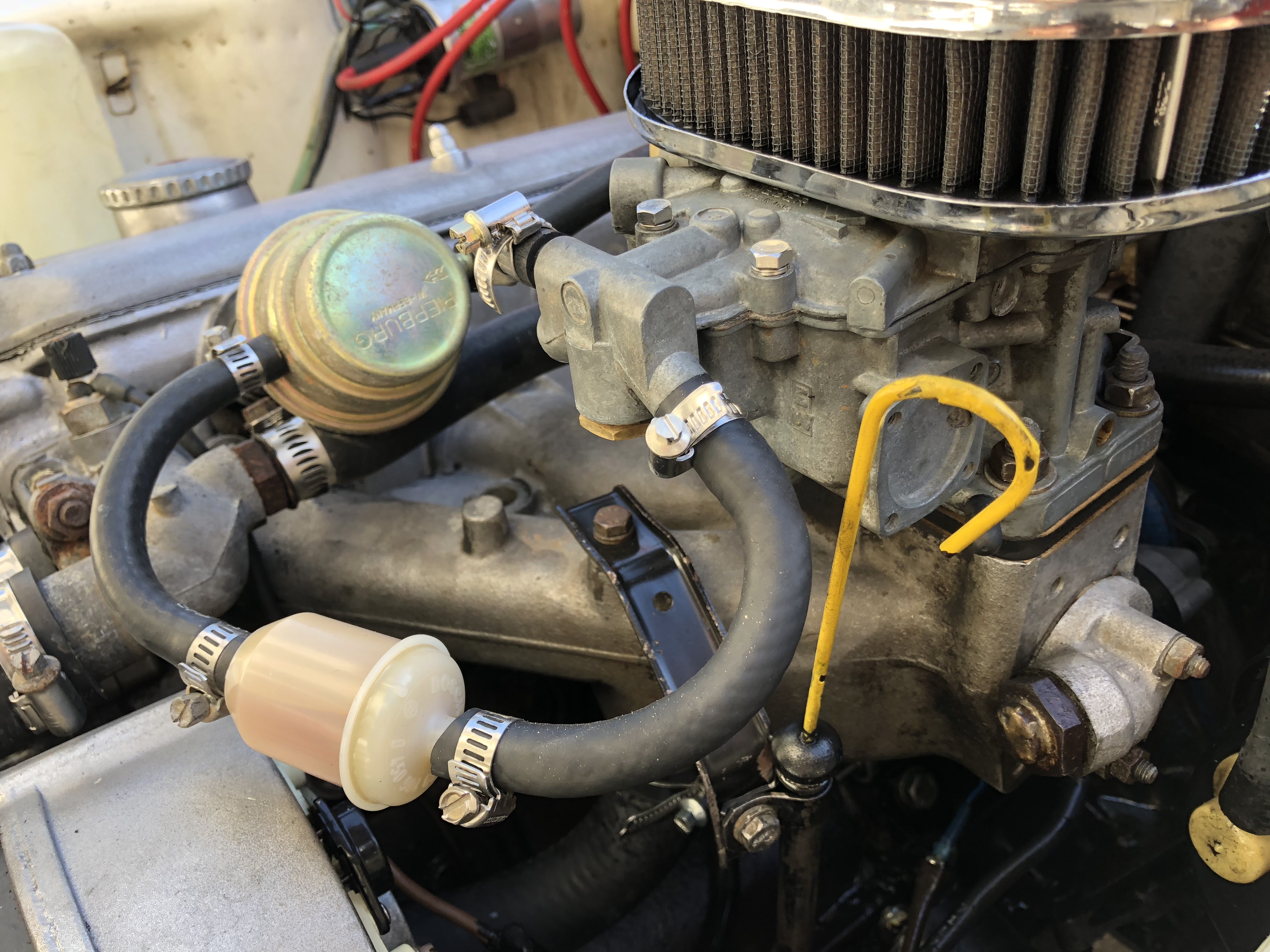 Complete 32/36 er carburetor with manifold and fuel pump ﻿ BMW 2002