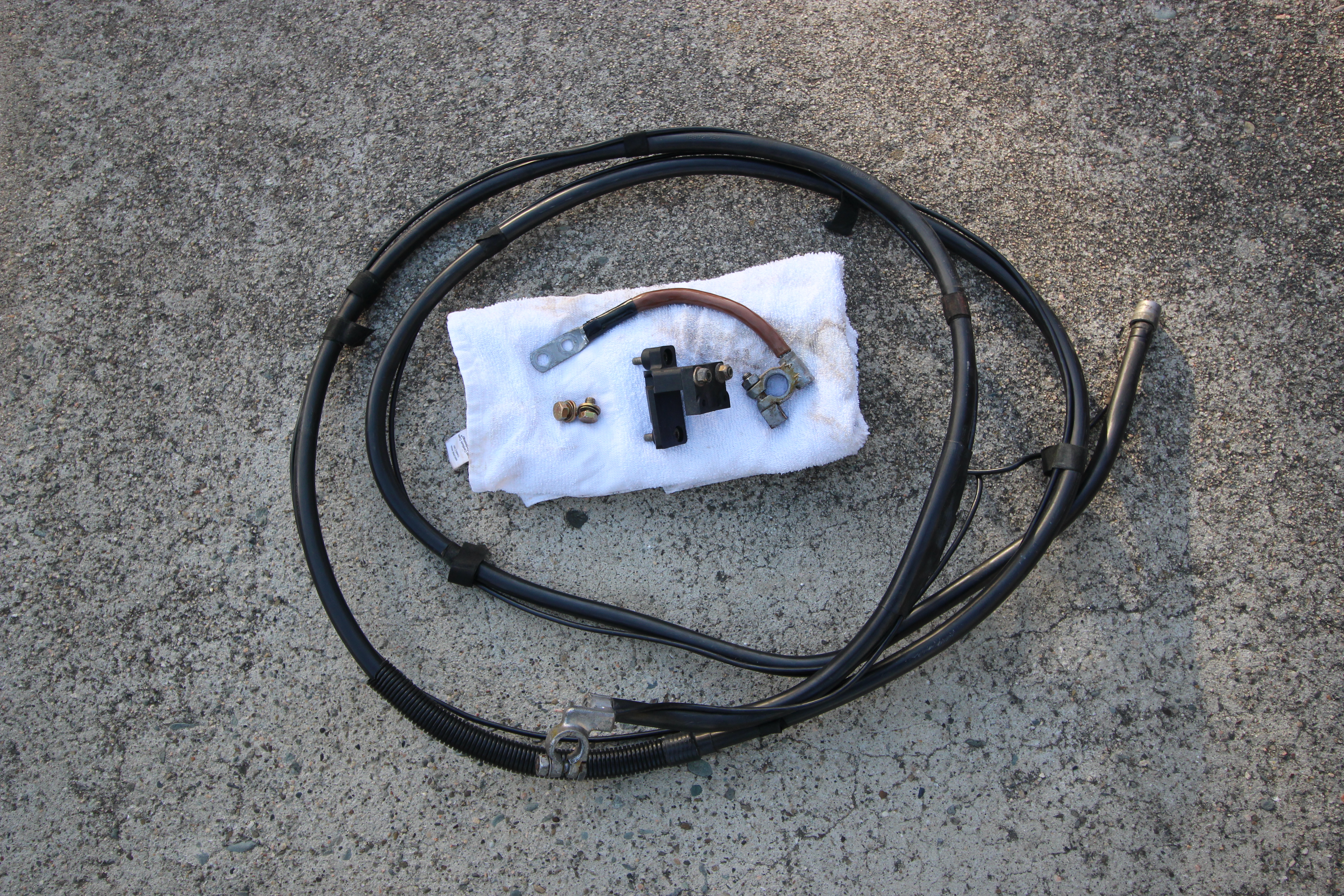 e30 Battery Cable for battery relocation - Parts For Sale - BMW 2002 FAQ