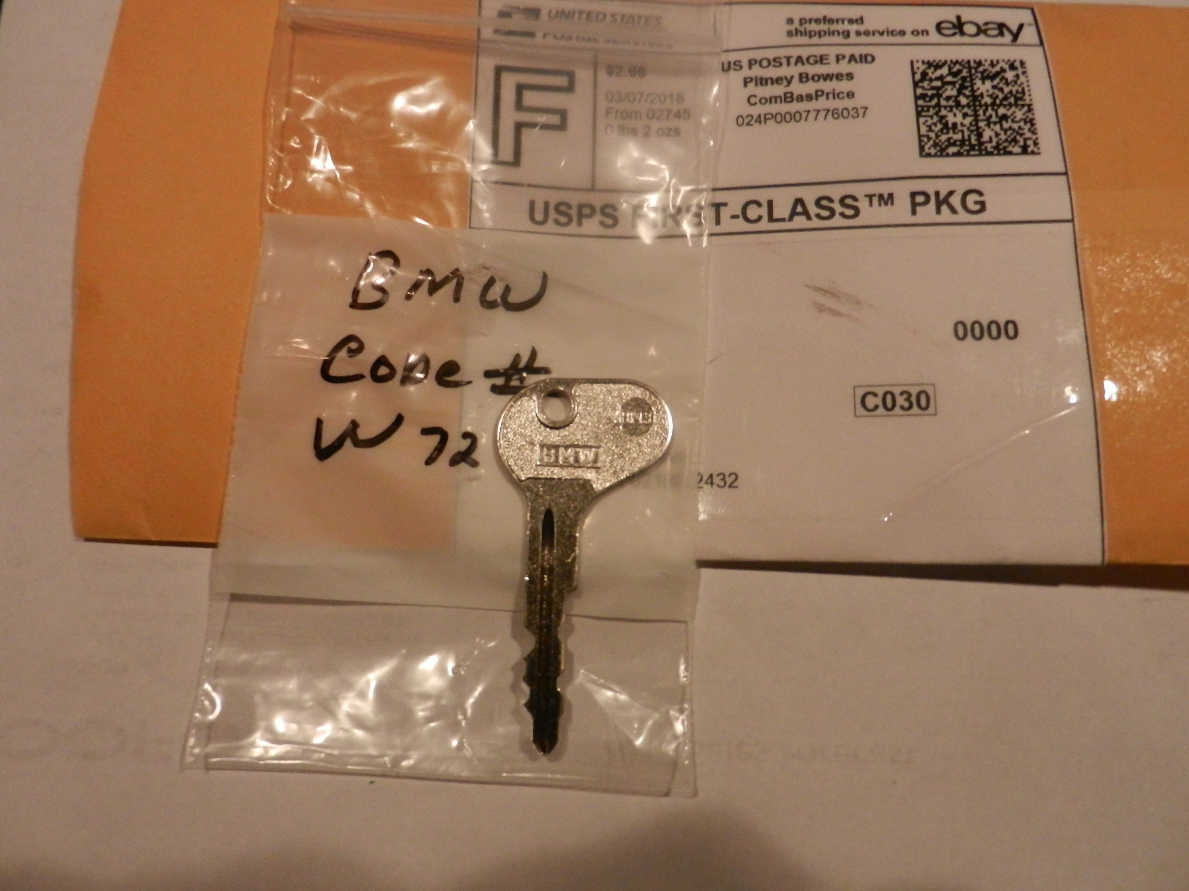 What is the current thinking on ordering ignition keys using code