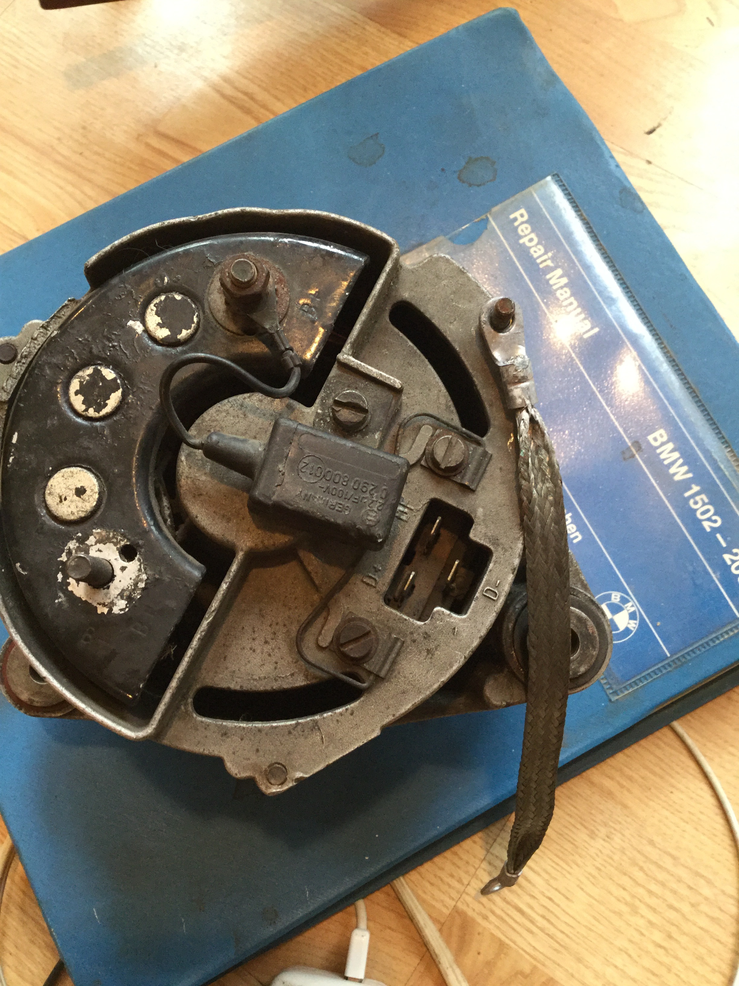 Alternator ground strap, tii ﻿ BMW 2002 and other '02