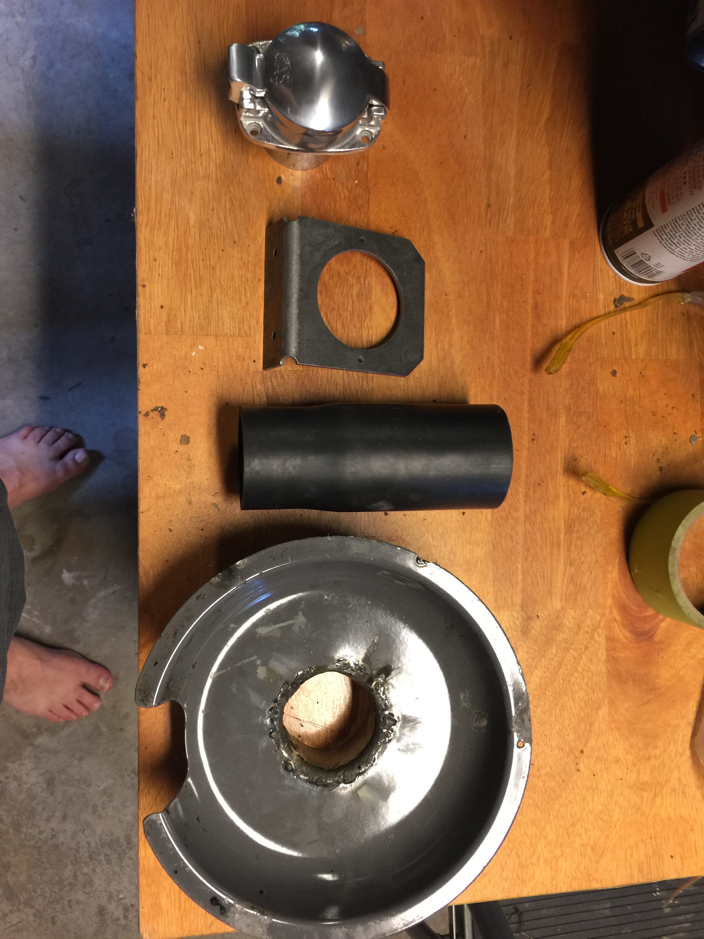 In trunk fuel filler neck prototype ﻿ BMW 2002 and other '02