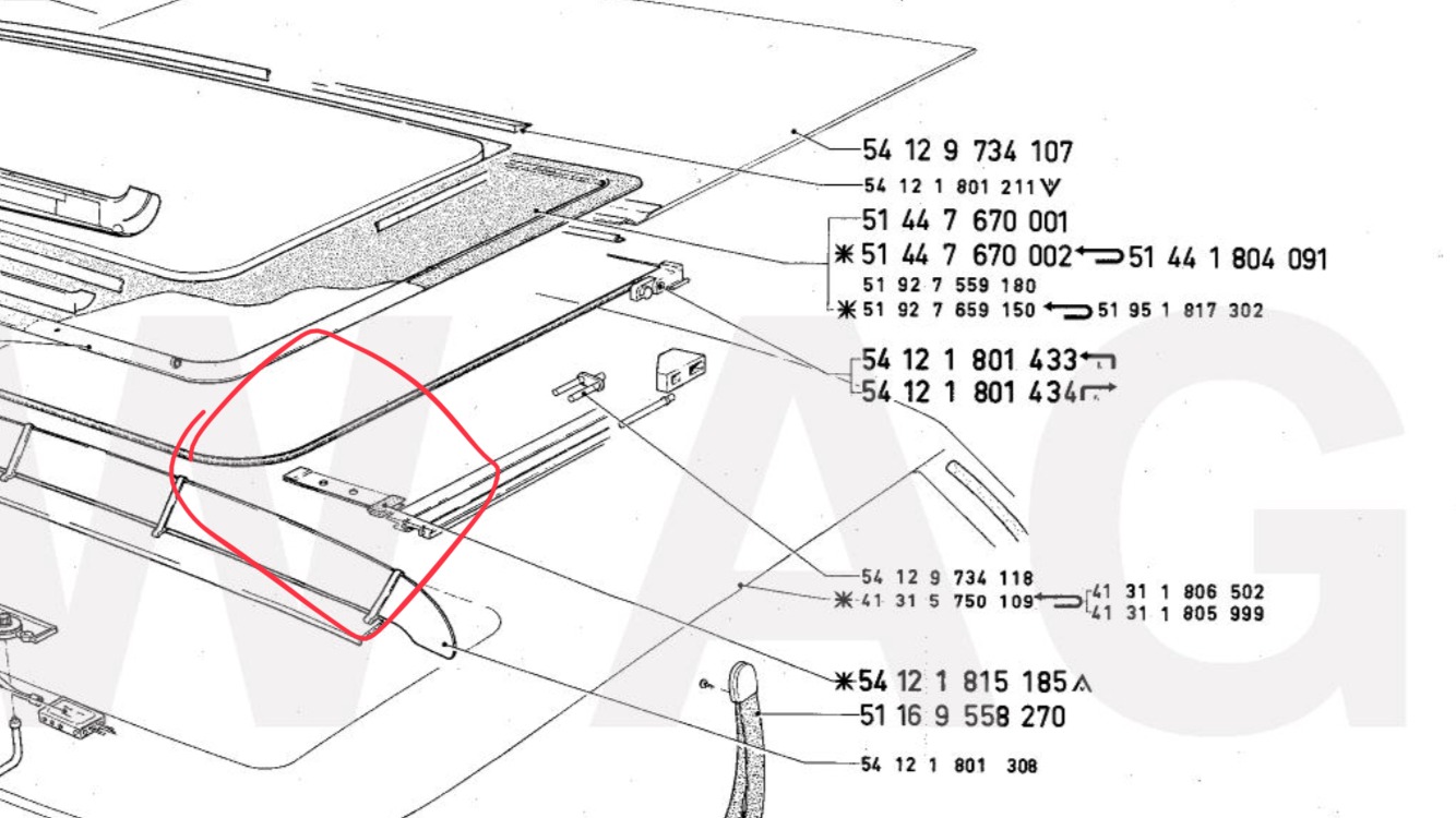 Bmw Sunroof Parts List