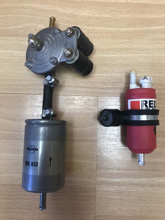 redline weber electric fuel pump + regulator BMW 2002 and Neue Klasse