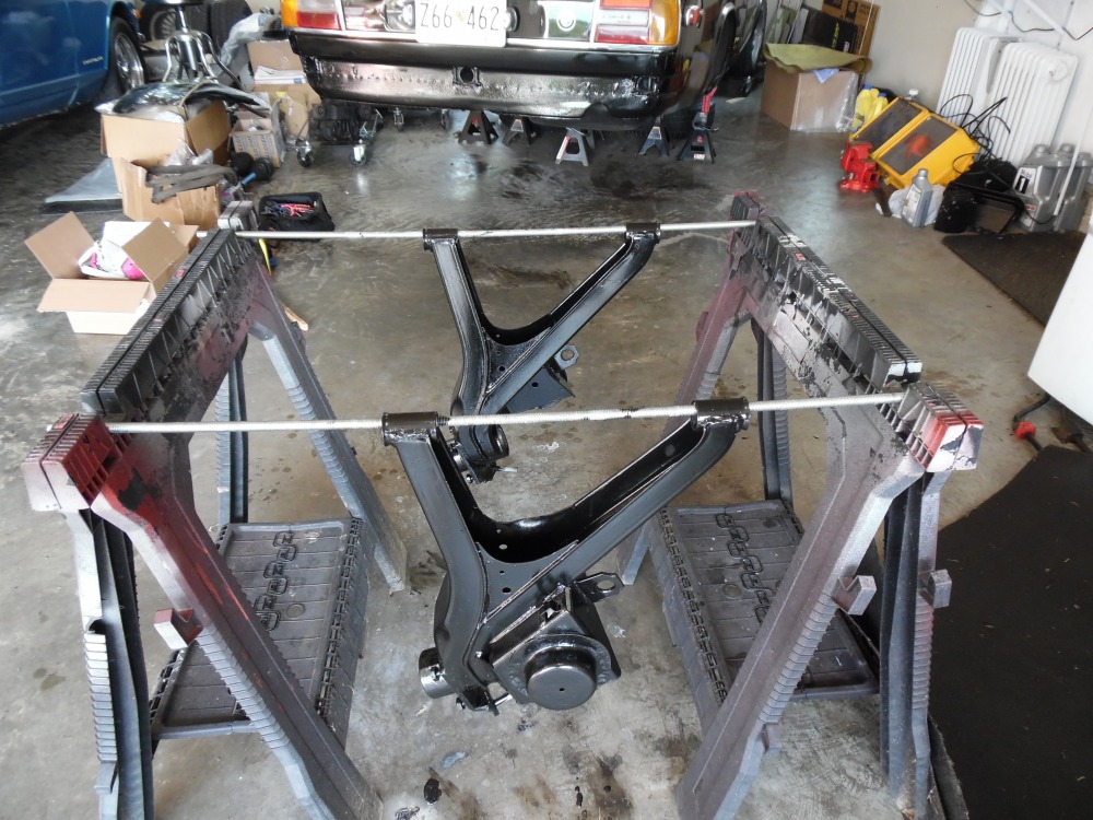 Sandblasting rear trailing arms |﻿ BMW 2002 and other '02