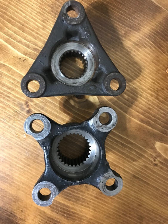 3bolt to 4bolt output flange issue ﻿ BMW 2002 and other '02