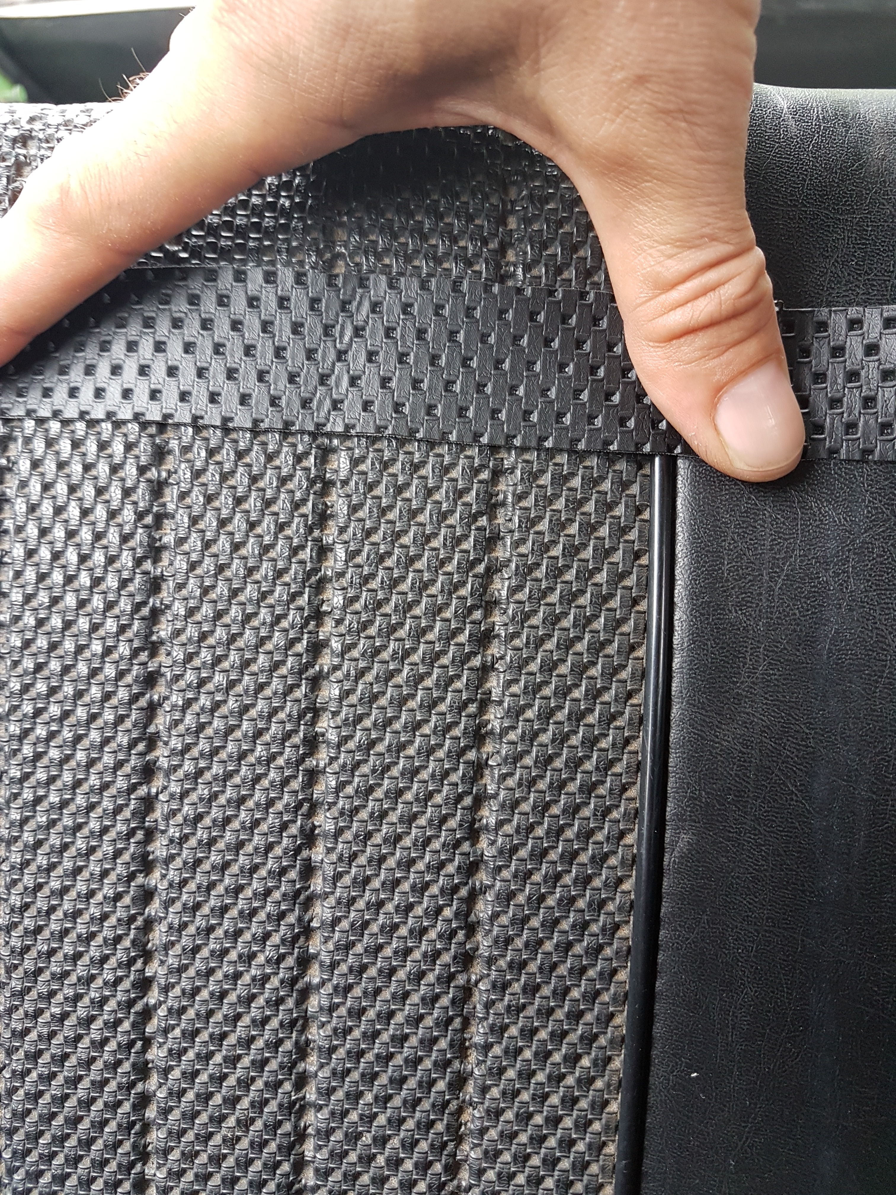 Mix and match new and original basket weave vinyl? | BMW Mix and match new and original basket weave vinyl? | BMW