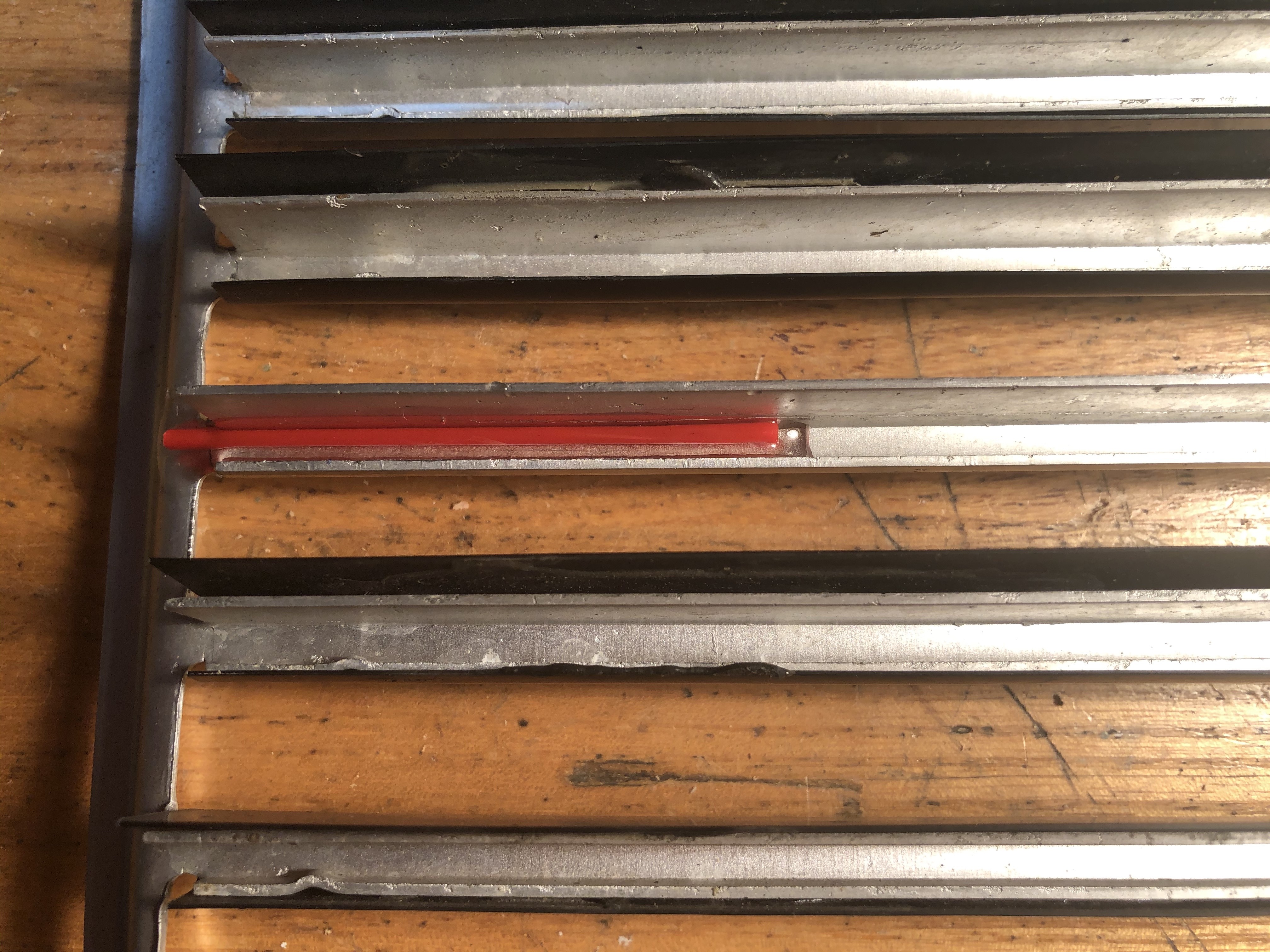 Broken Grill Slat Fix ﻿ Andrew Wilson's Vern & Veronika Restorations