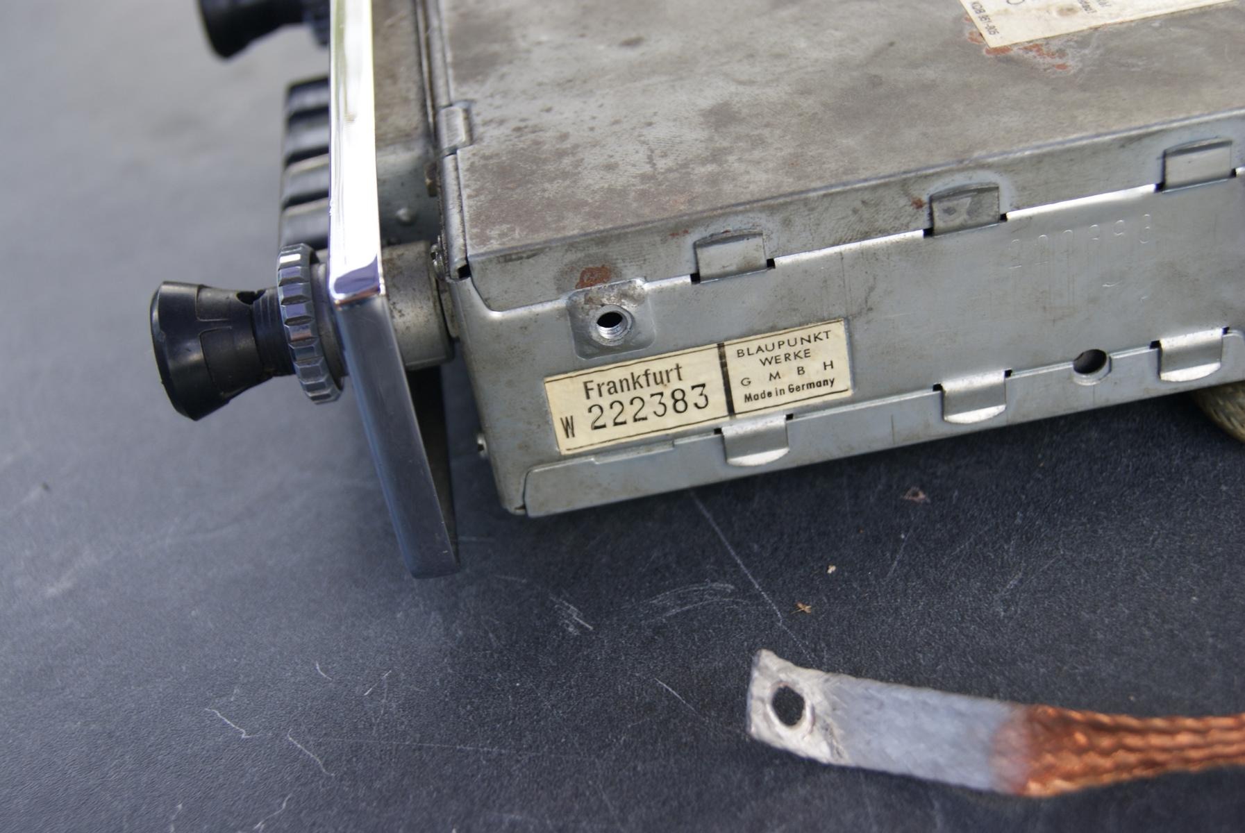 Blaupunkt Frankfurt Mono 6/12V Radio not working, why/buy¿ ﻿ Miscellaneous