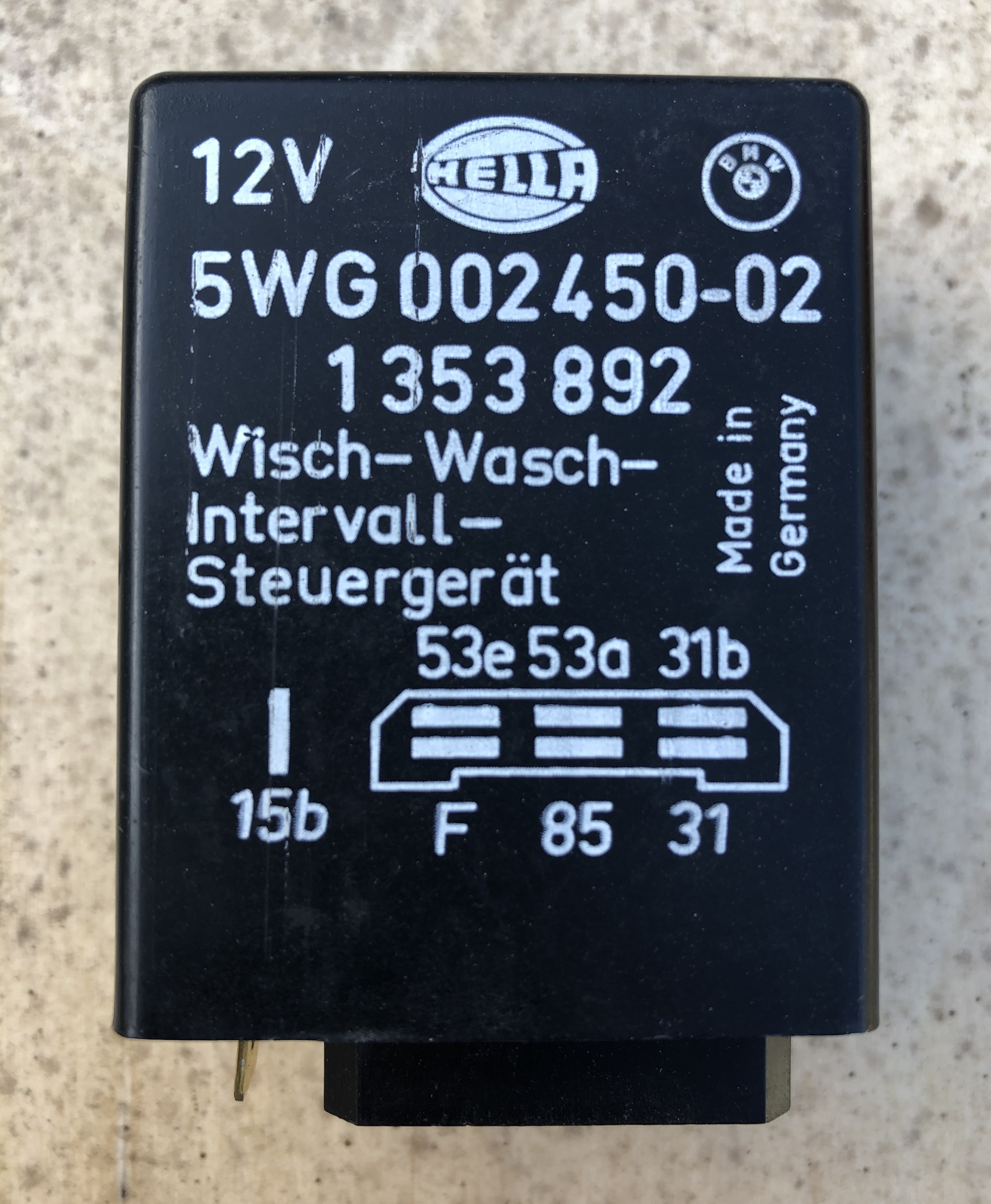 For Sale Relays Wiper Interval & 4 Pin Flasher ﻿ BMW 2002 and Neue