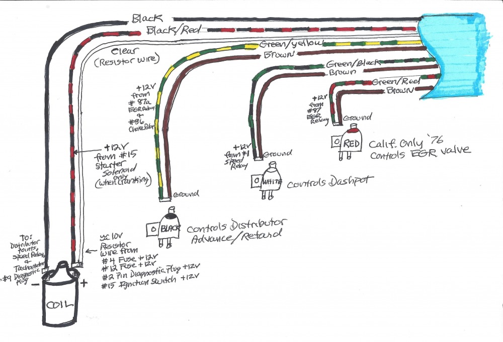 Ignition coil resistor in wiring? - BMW 2002 and other '02 - BMW 2002 FAQ