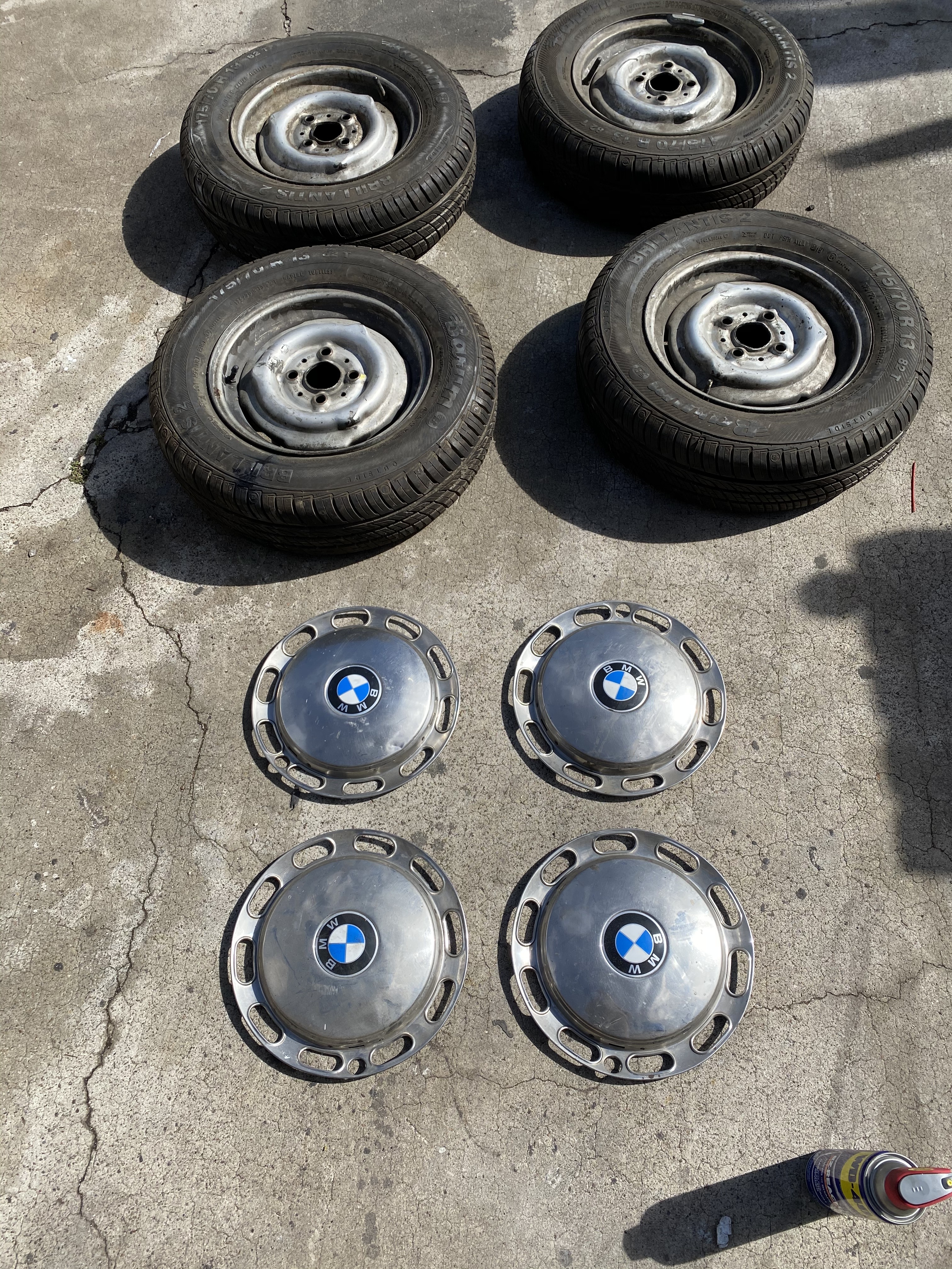 13” steelies with hubcaps and tire ﻿ Miscellaneous