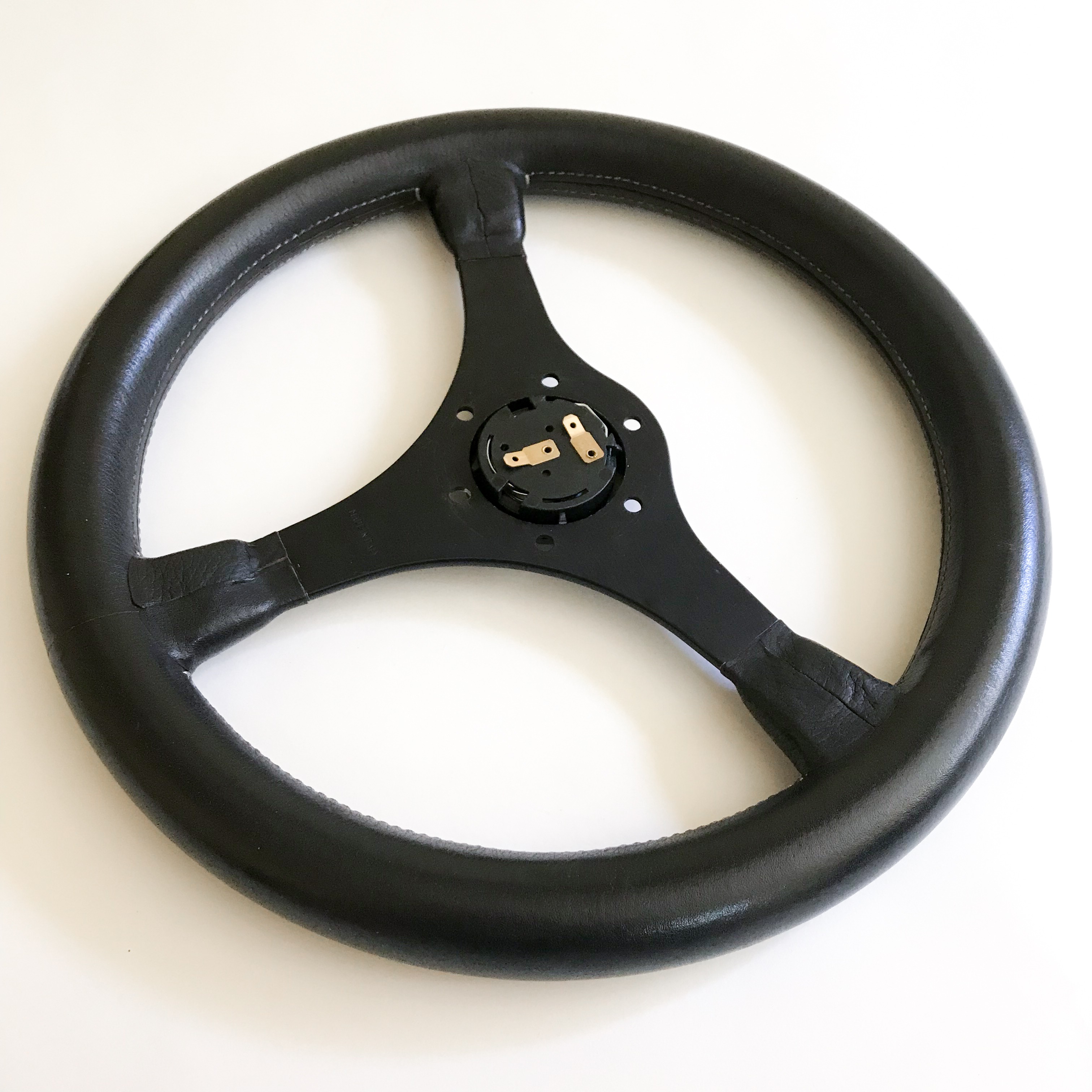 Momo Jackie Stewart Signature Series Leather Steering Wheel