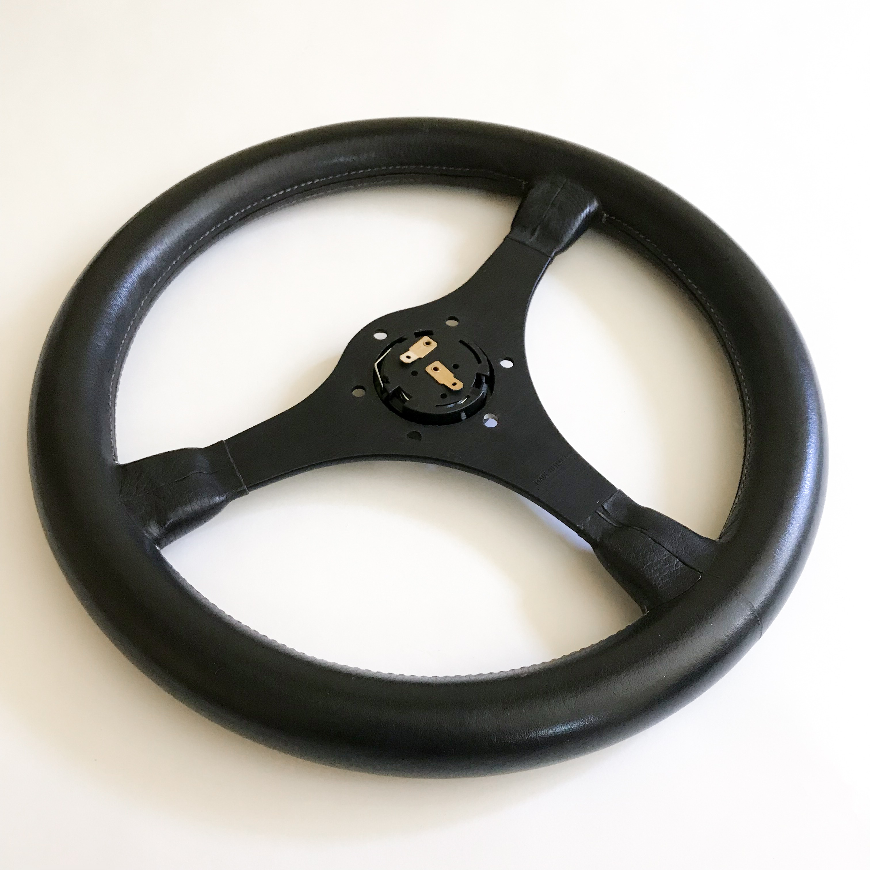 Momo Jackie Stewart Signature Series Leather Steering Wheel