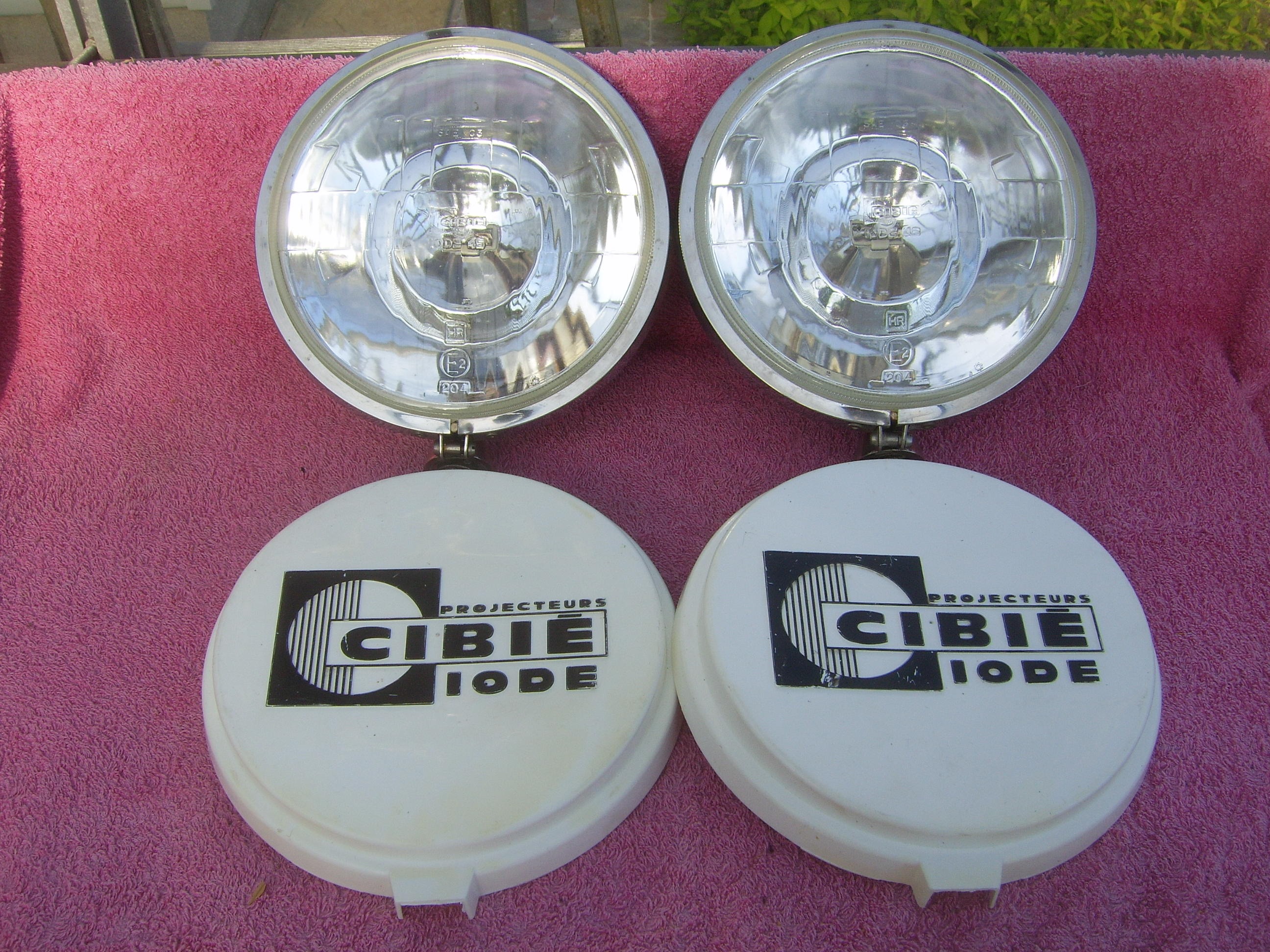FS NOS Cibie 45 Clear Driving Lights + Covers ﻿ Miscellaneous