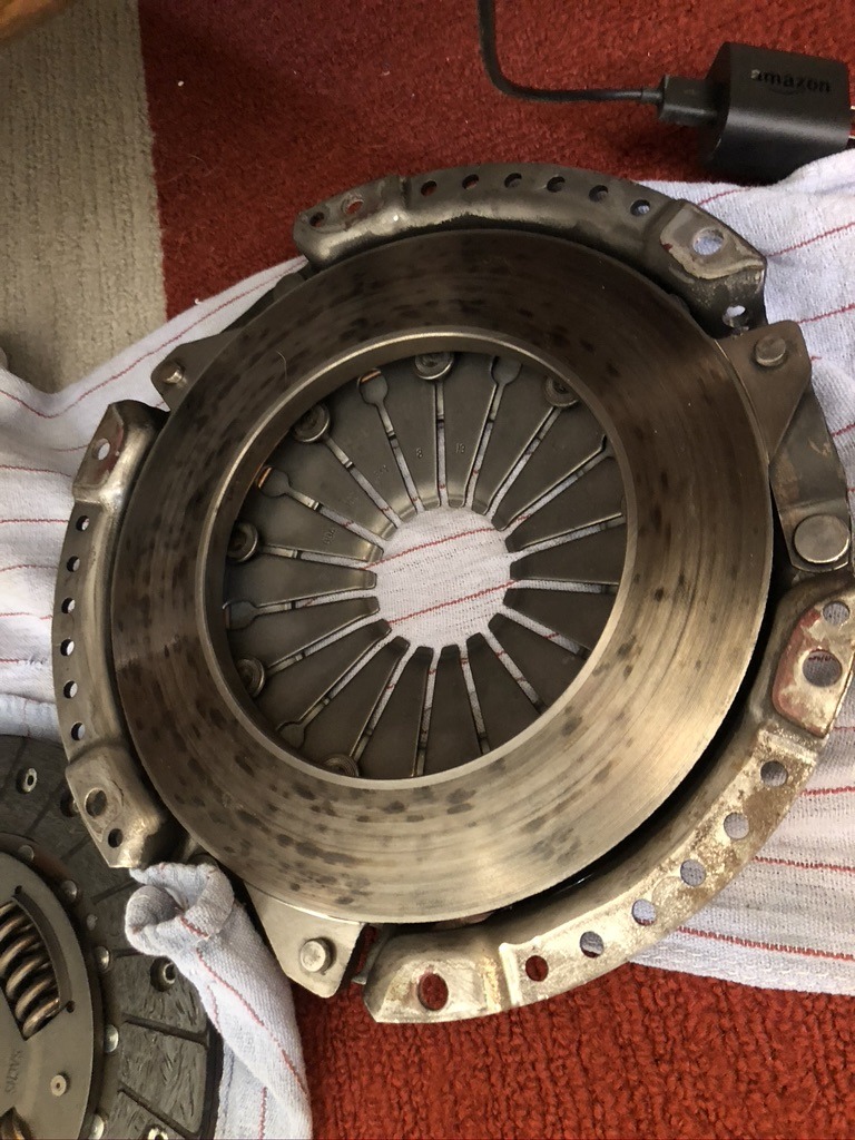 Flywheel and Pressure Plate surface discolorations ﻿ BMW 2002 and