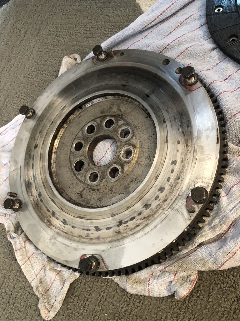 Flywheel and Pressure Plate surface discolorations ﻿ BMW 2002 and