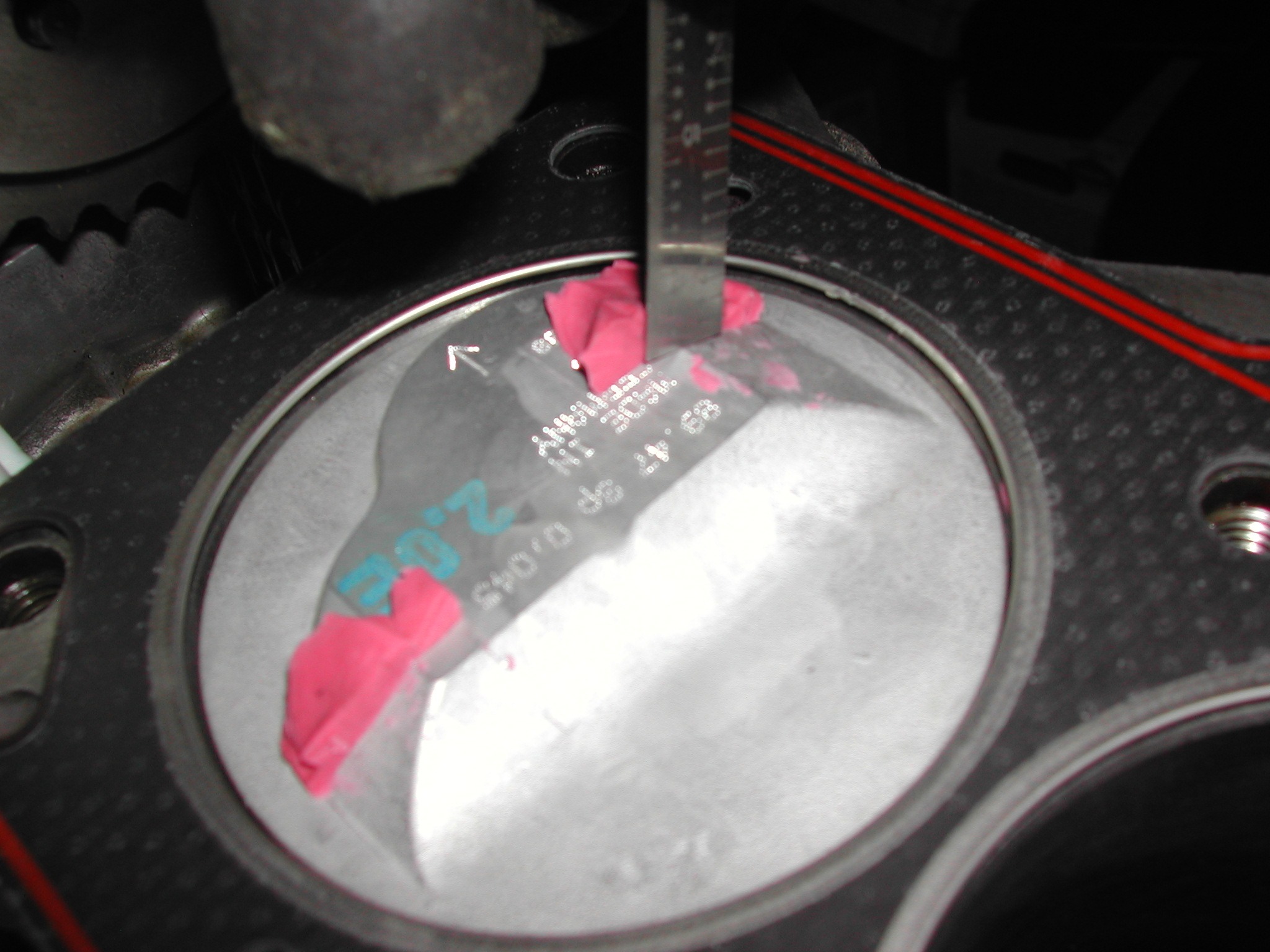 Test fitting a head for piston and valve clearance? ﻿ BMW 2002 and