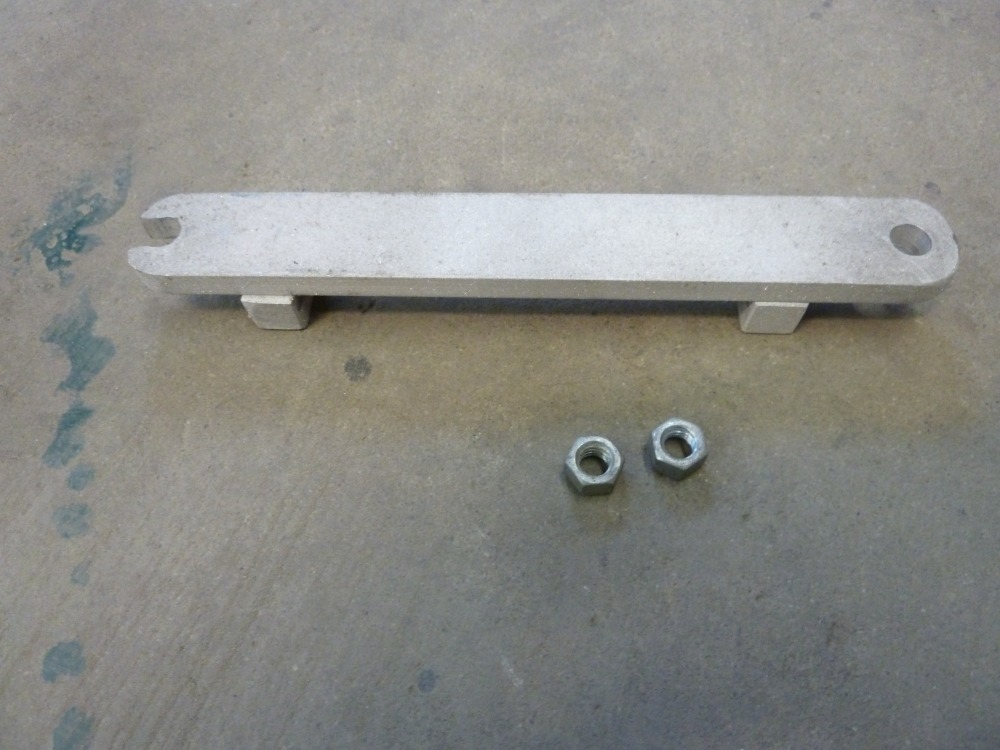 Rear Strut Brace/Battery holder, custom made, sand blasted ...