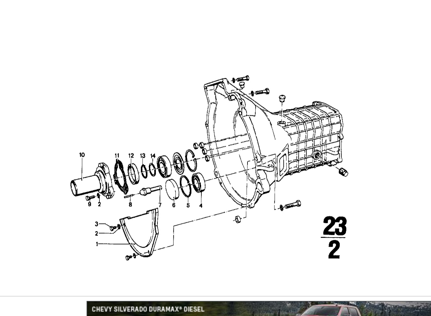 Flywheel cover ﻿ BMW 2002 and other '02