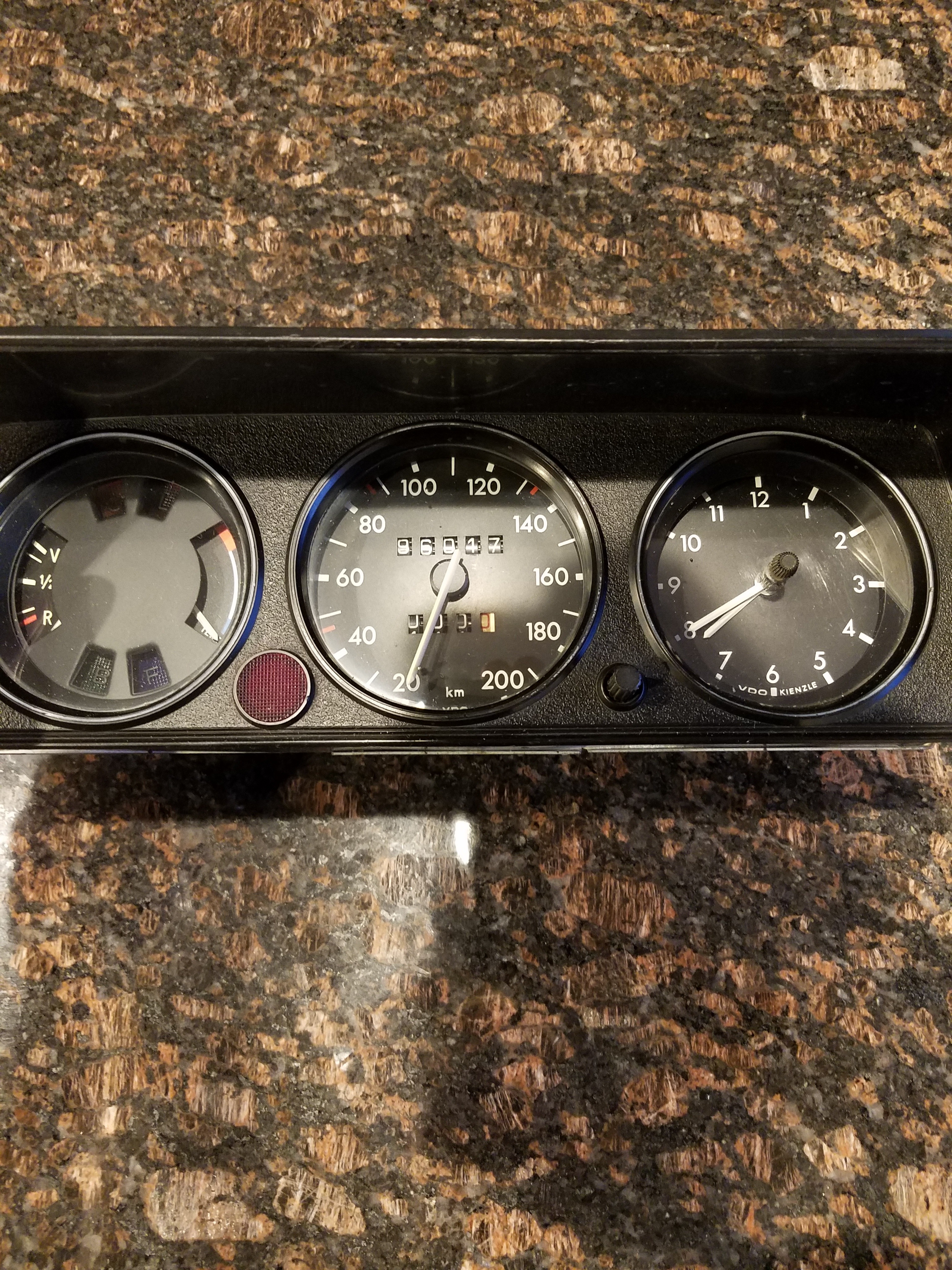 1984-1991 BMW E30 325 325e 325i White Face Gauges 84-91